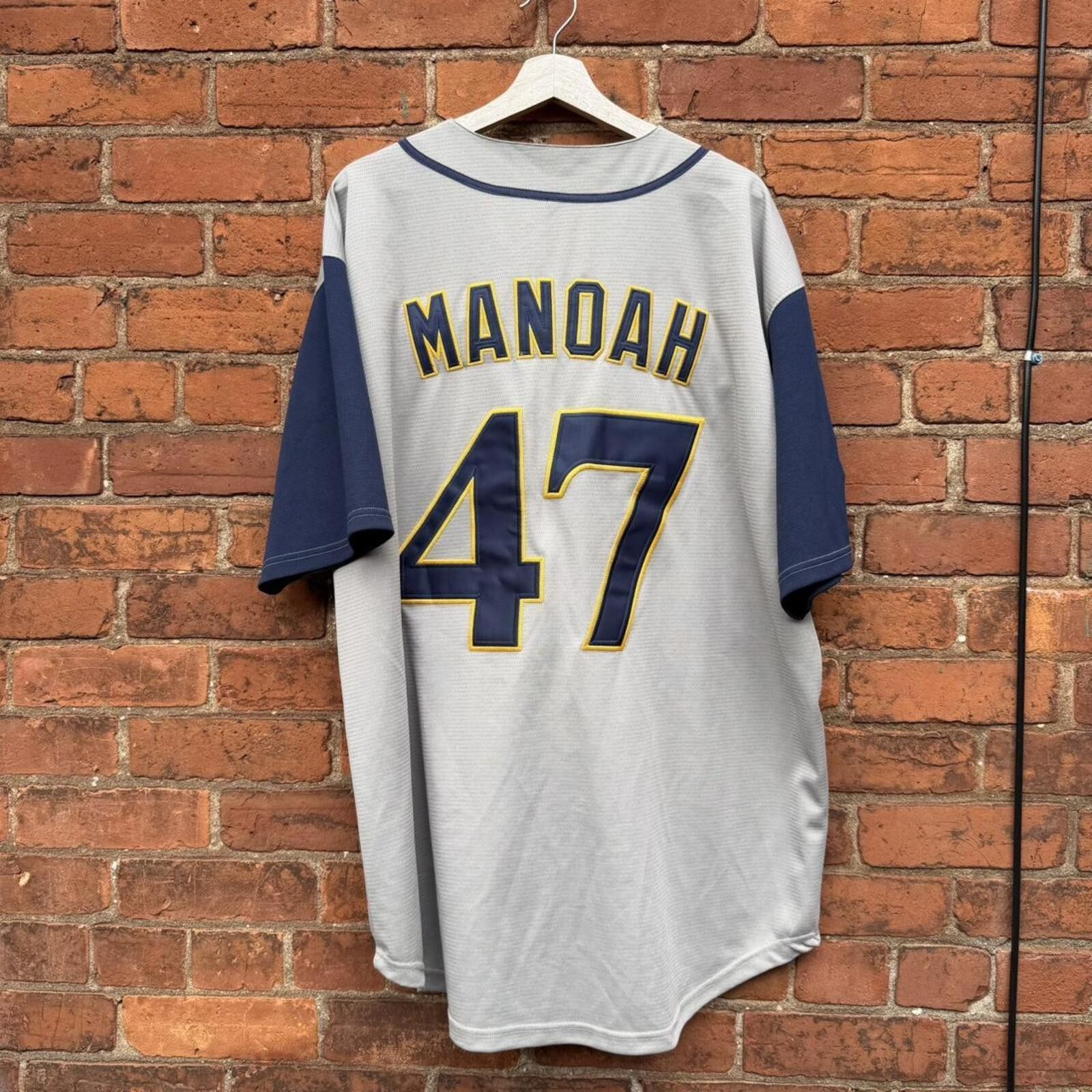 Nike West Virginia mountaineers Alek Manoah team Nike jersey XXL Size US XXL / EU 58 / 5 - 5 Thumbnail