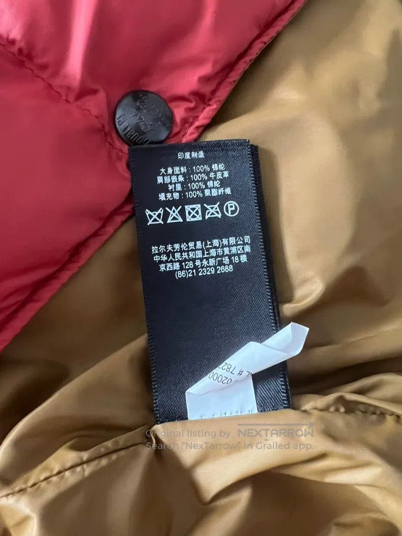 RRL Ralph Lauren RRL Ralph Lauren Down vest, vest, patchwork leather Size US M / EU 48-50 / 2 - 7 Thumbnail