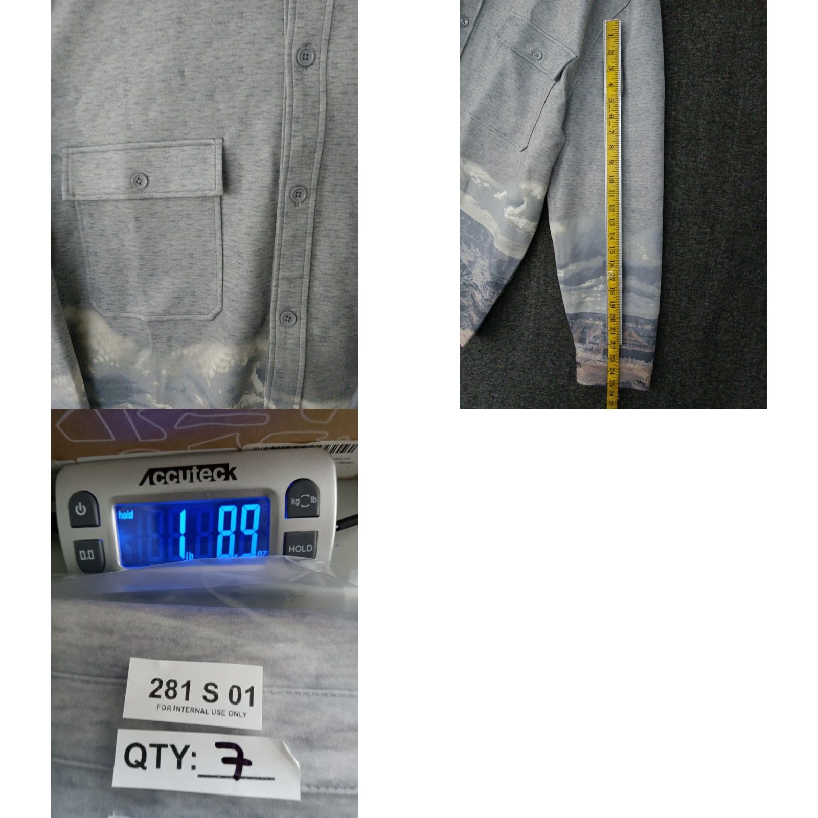 Vintage Stylus X Ladarius Campbell Mountain Design Button Up Jacket XXL Heather Grey Mens Button-Up Graphic Mountain Design Jacket XS? Size US XXL / EU 58 / 5 - 8 Thumbnail