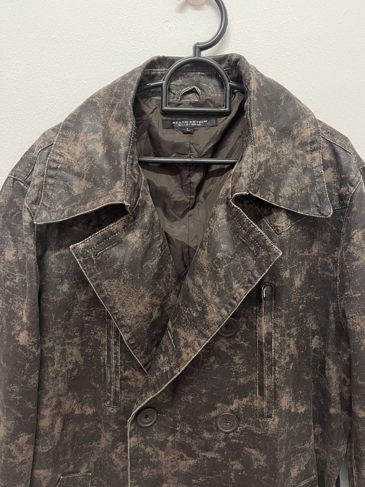 Japanese Brand JAPAN YASUYUKI ISHII INSPIRED OXID DARK BROWN COAT Size US M / EU 48-50 / 2 - 4 Thumbnail