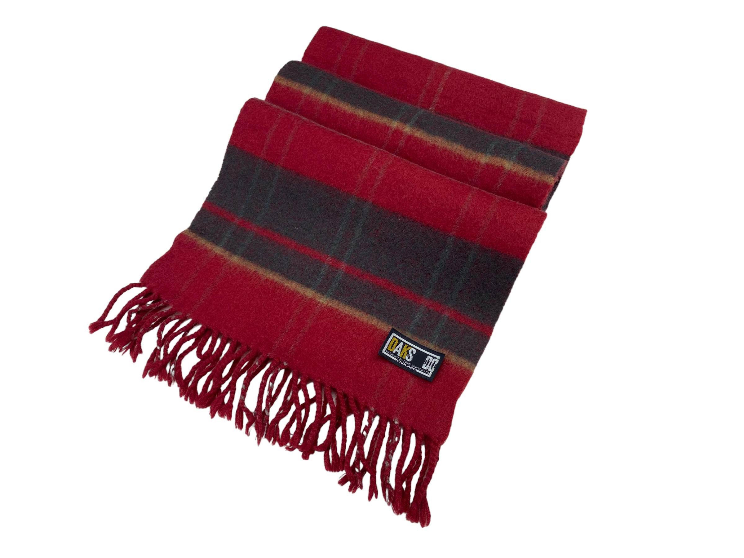 DAKS Daks Vintage Wool Scarf - Striped - Made in England 90s Size ONE SIZE - 5 Thumbnail