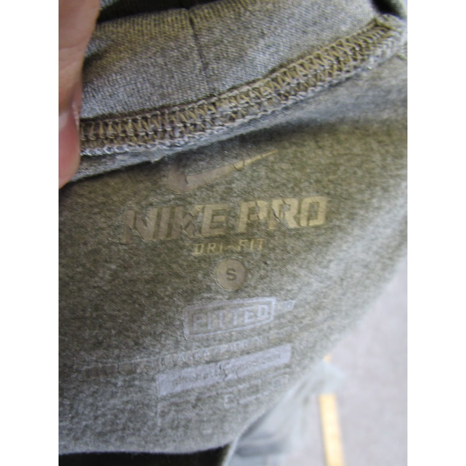 Nike Nike Pro Sweatshirt Womens Small Gray Mock Neck Pullover Running Size S / US 4 / IT 40 - 6 Thumbnail