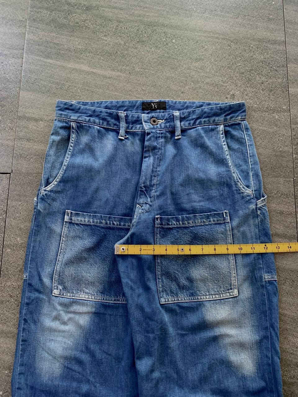 Yohji Yamamoto FREE TAX! Ys Cropped Front Pocket Denim Jeans Size US 31 - 15 Thumbnail