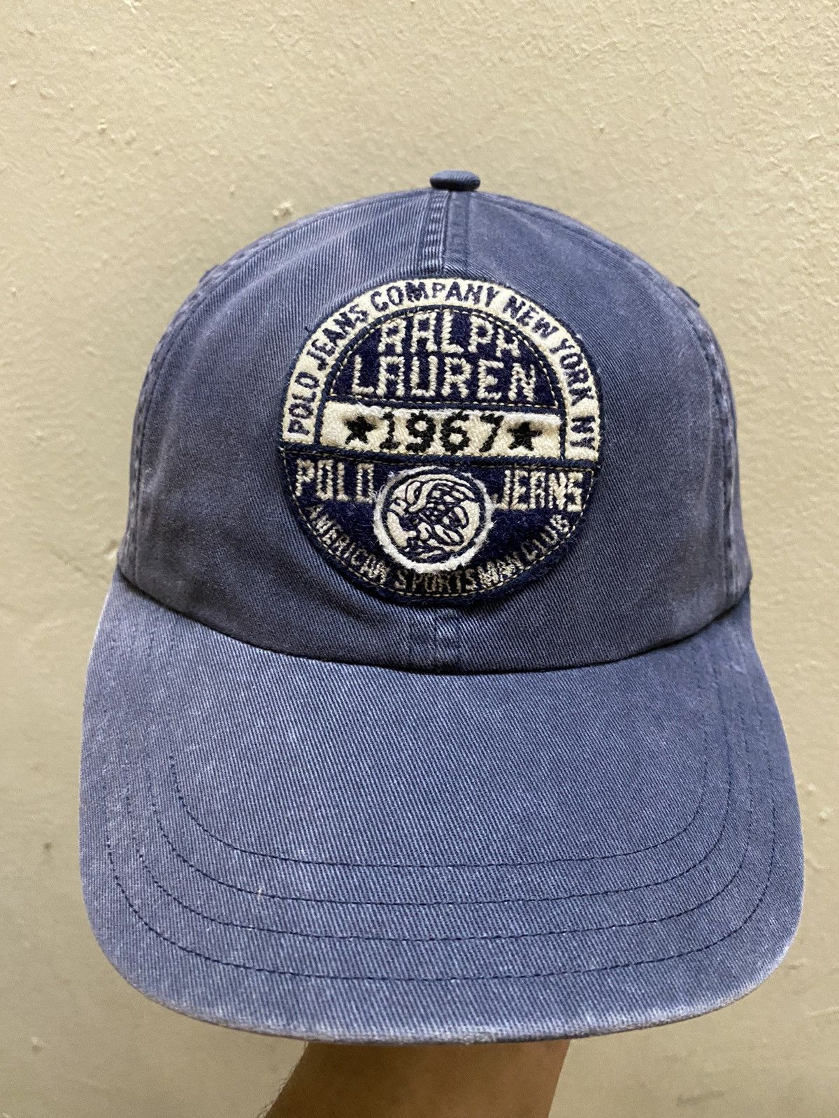 Polo Ralph Lauren Y2K Vintage Polo Jeans Company Beige Cap Size ONE SIZE - 2 Thumbnail