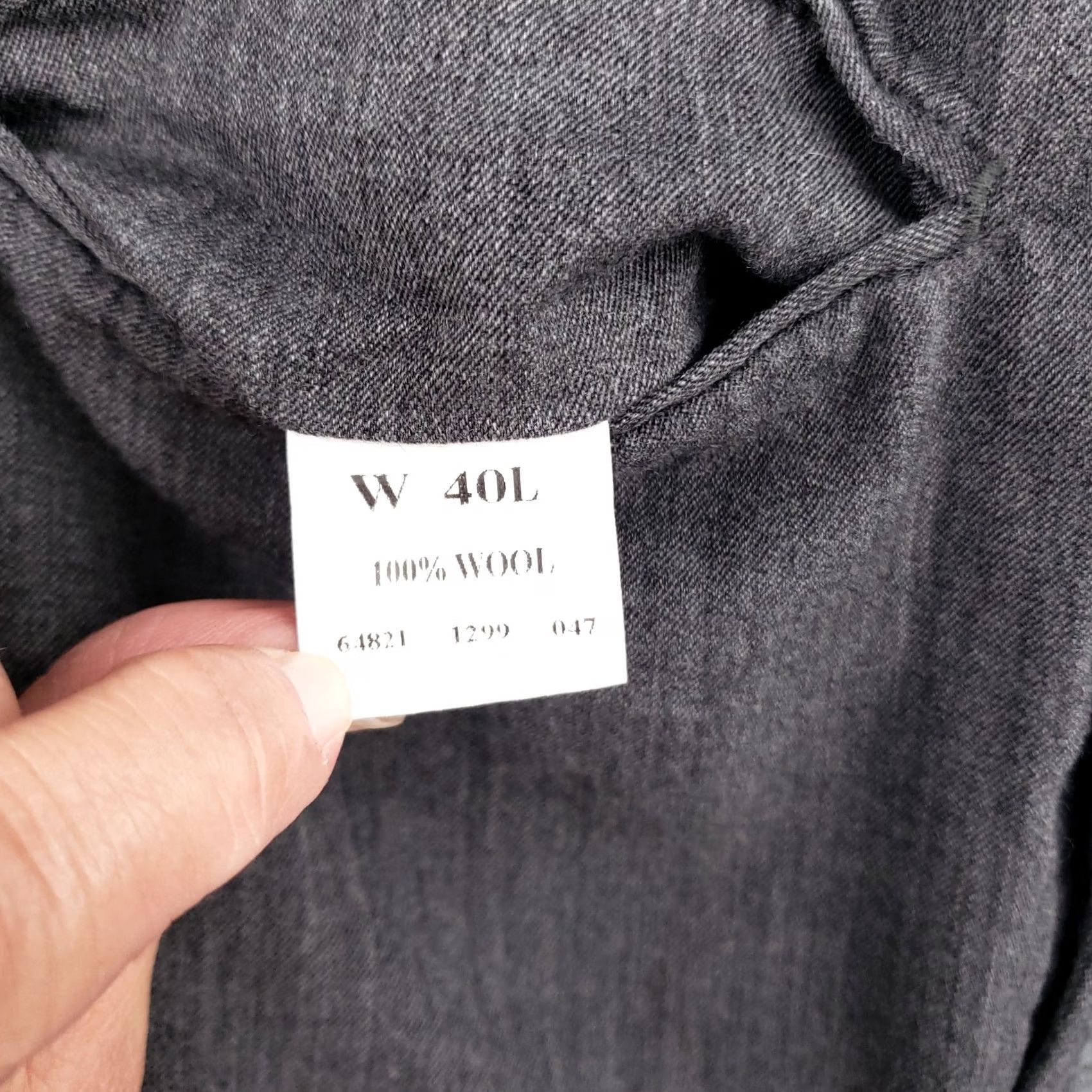 Jos. A. Bank Jos A Bank Dress Pants Mens 40 Wool Pleated Gray Straight Mid-Rise Long Size US 40 / EU 56 - 4 Thumbnail