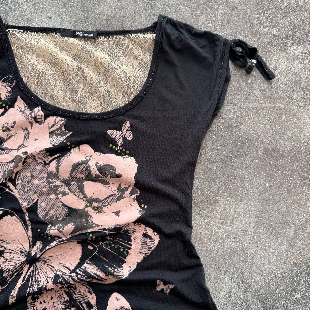 Hysteric Glamour Jane Norman Vintage Y2K Glam Floral T-Shirt Size US M / EU 48-50 / 2 - 4 Thumbnail