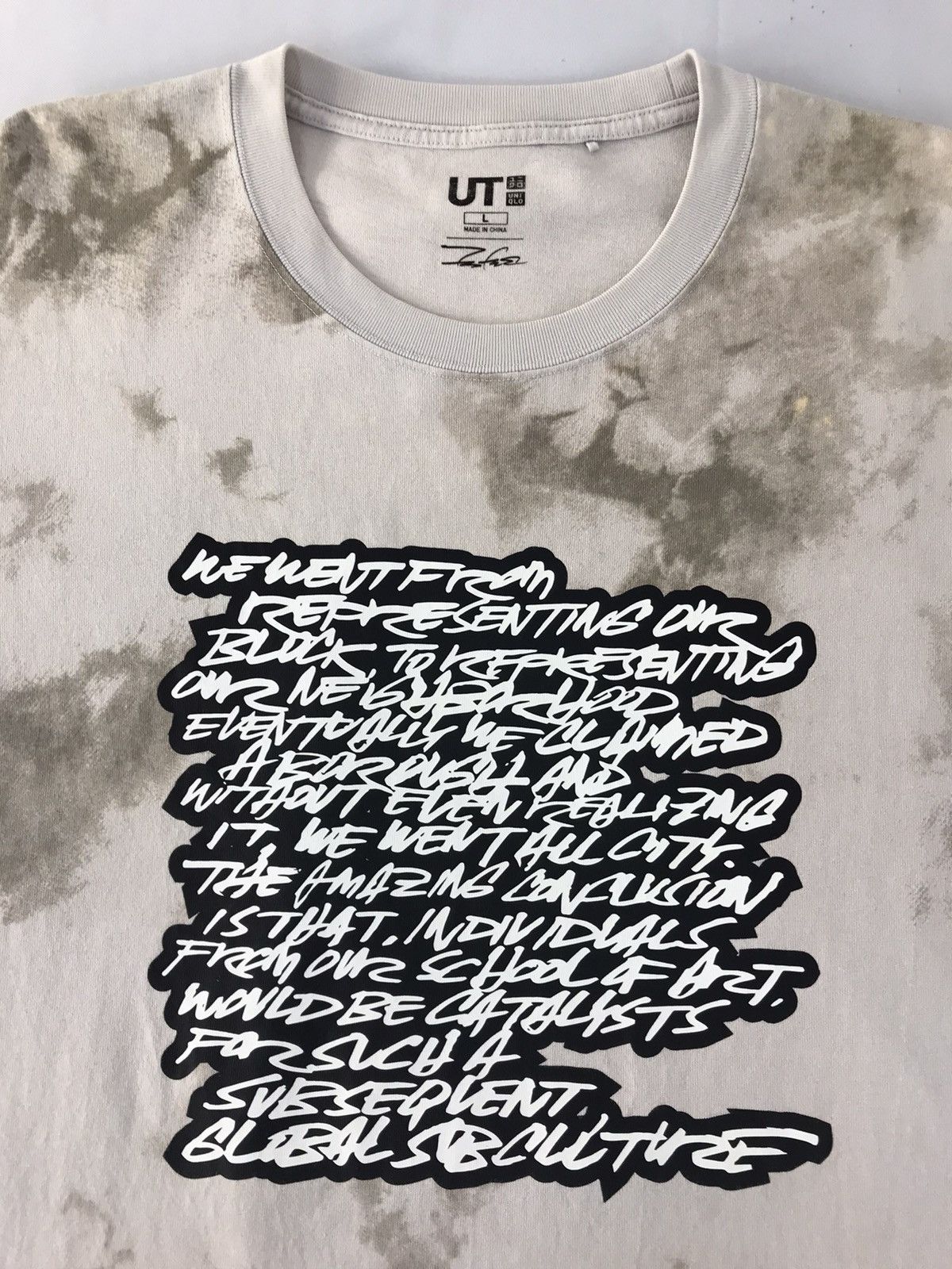 Futura Uniqlo X Futura Design Tie Dye Tee Size US L / EU 52-54 / 3 - 4 Thumbnail