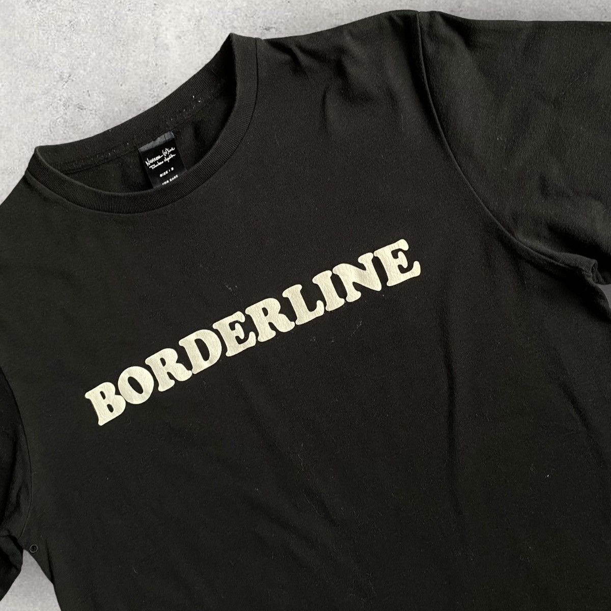 Number (N)ine SS/AW 2003 “Borderline “ T Shirt Size US M / EU 48-50 / 2 - 2 Thumbnail