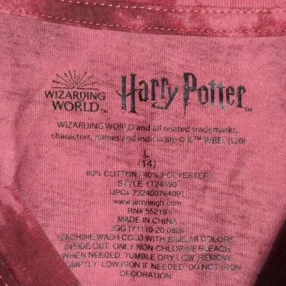 Designer Harry Potter Girls Hogwarts School Shirt Girls red tie dye Size US L / EU 52-54 / 3 - 3 Thumbnail