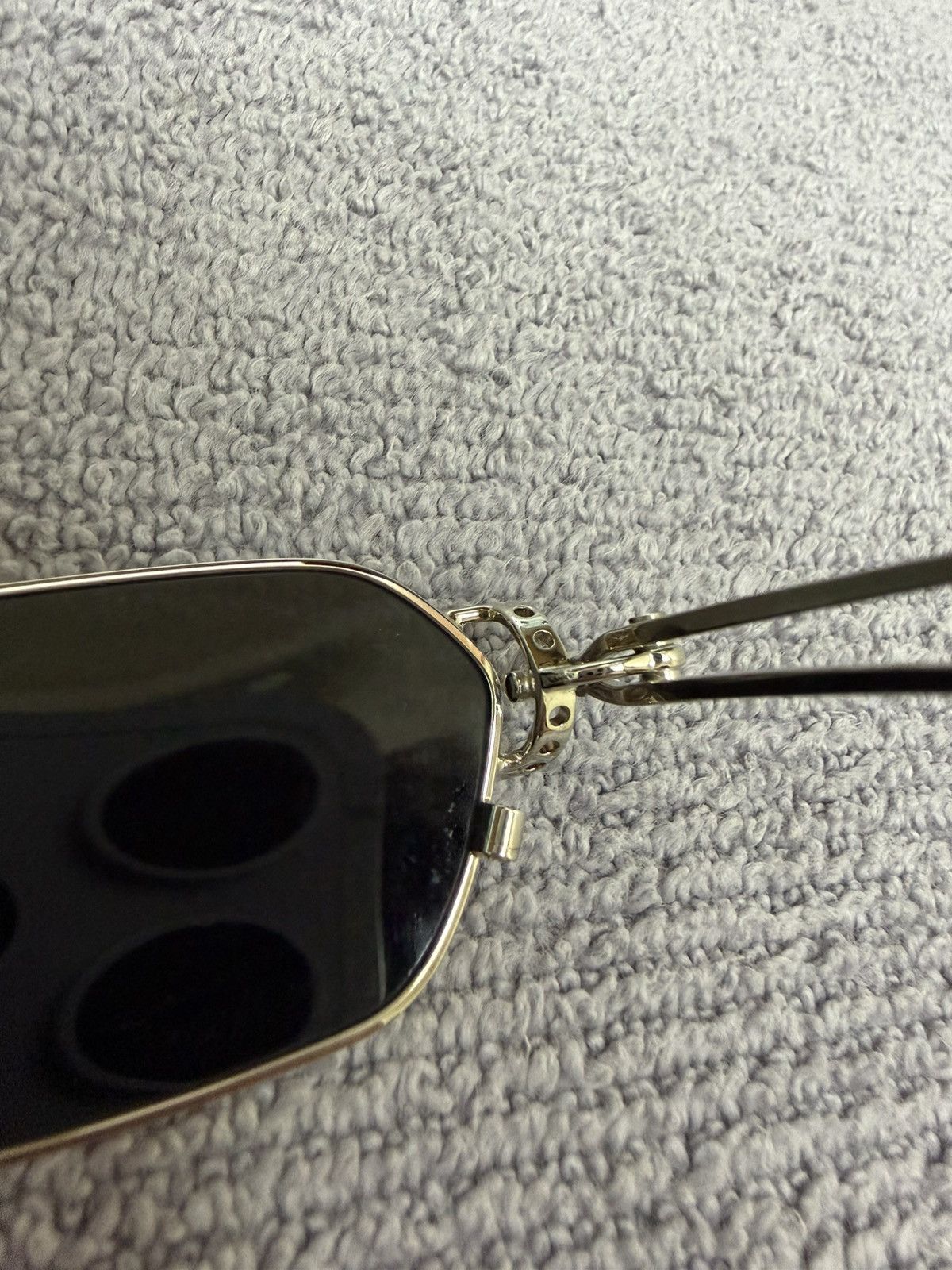 Jean Paul Gaultier Jean Paul Gaultier 56-0005 Silver 90's Sunglasses Size ONE SIZE - 5 Thumbnail