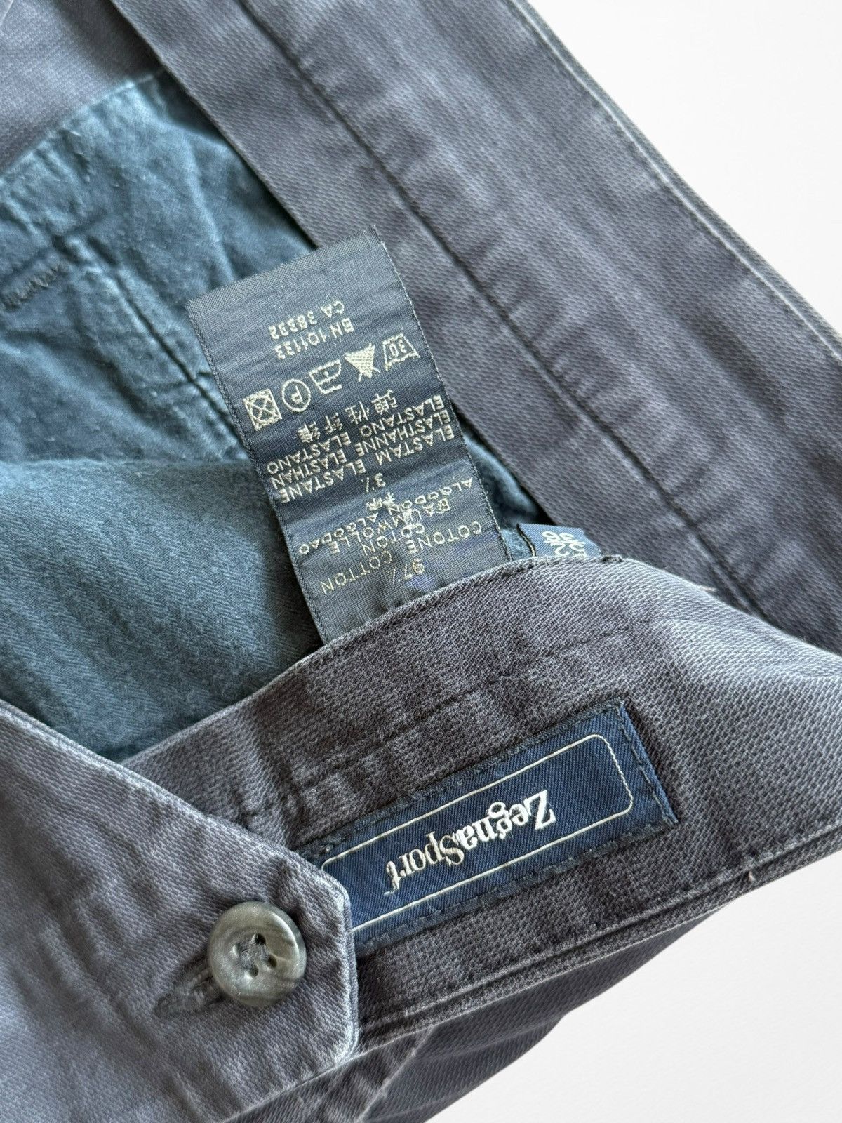 Ermenegildo Zegna × Z Zegna Ermilindo Zegna Sport model 369 Flat Front Chinos Vtg pants Size US 36 / EU 52 - 5 Thumbnail