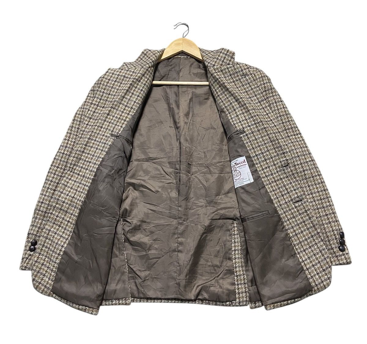 Harris Tweed Vintage Harris Tweed Blazer Size US L / EU 52-54 / 3 - 3 Thumbnail