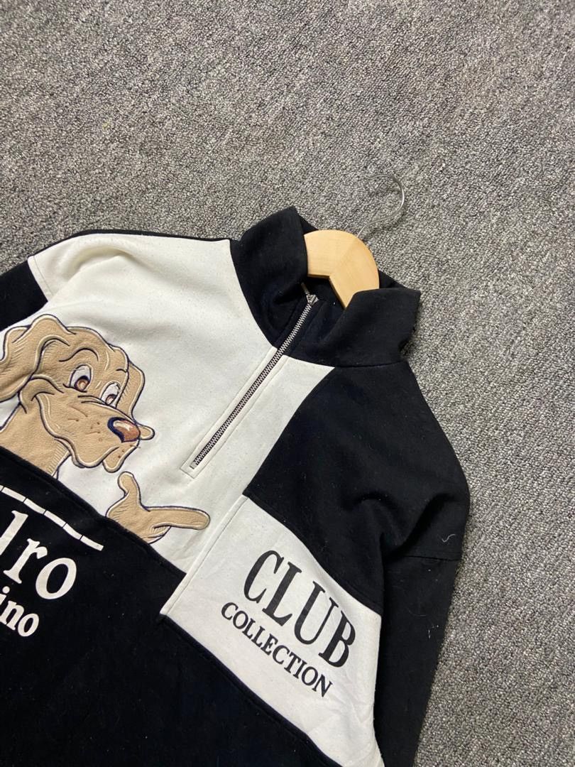 Japanese Brand Calro Valentino Club Collection Quarter Zip Sweatshirt (198) Size US S / EU 44-46 / 1 - 7 Thumbnail