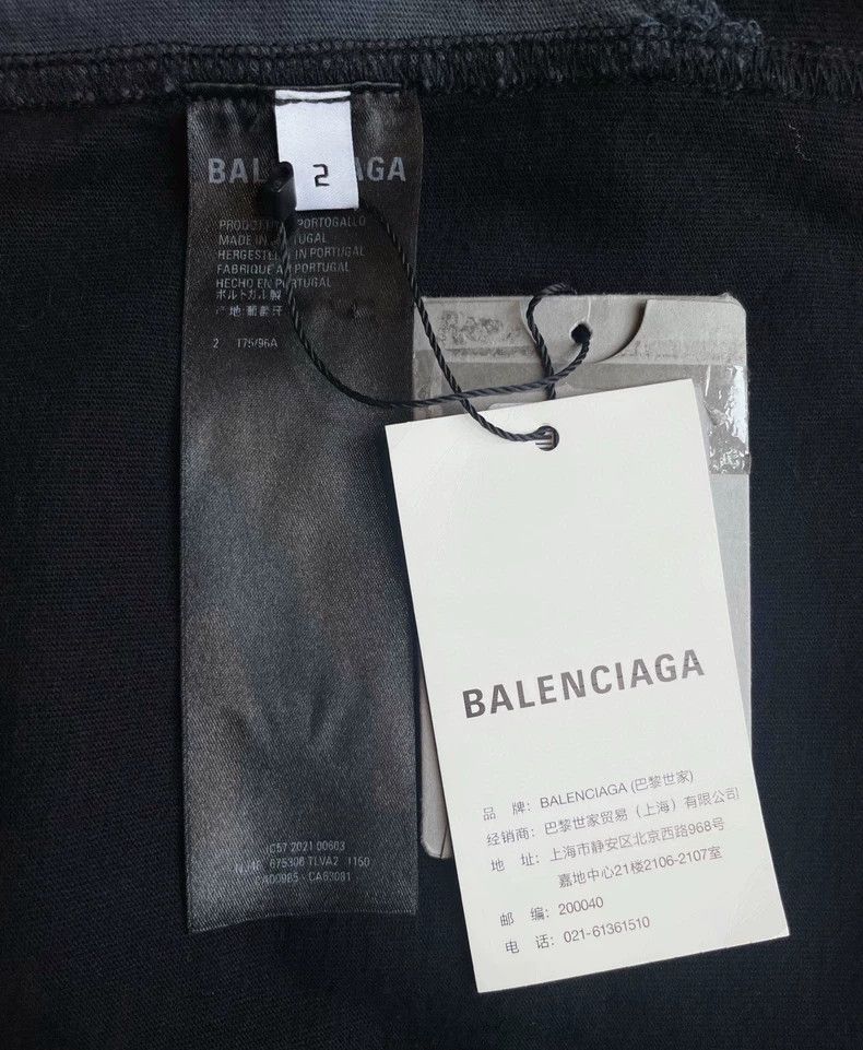 Balenciaga Balenciaga New Black Short Sleeve Size 2 Size US M / EU 48-50 / 2 - 6 Thumbnail