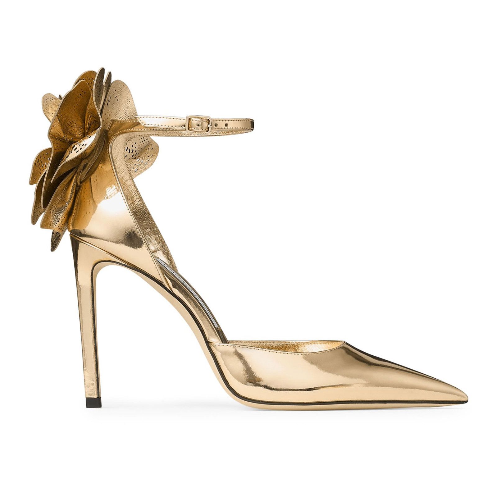 JIMMY CHOO Marja 100mm Gold Pumps New & Authentic (Women's s