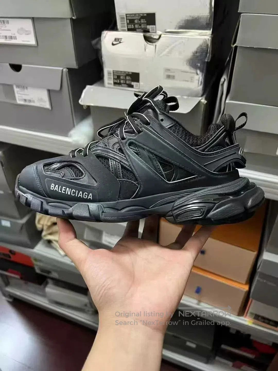 Balenciaga balenciaga track black athletic sneakers size 38. Size US 7.5 / EU 40-41 - 3 Thumbnail