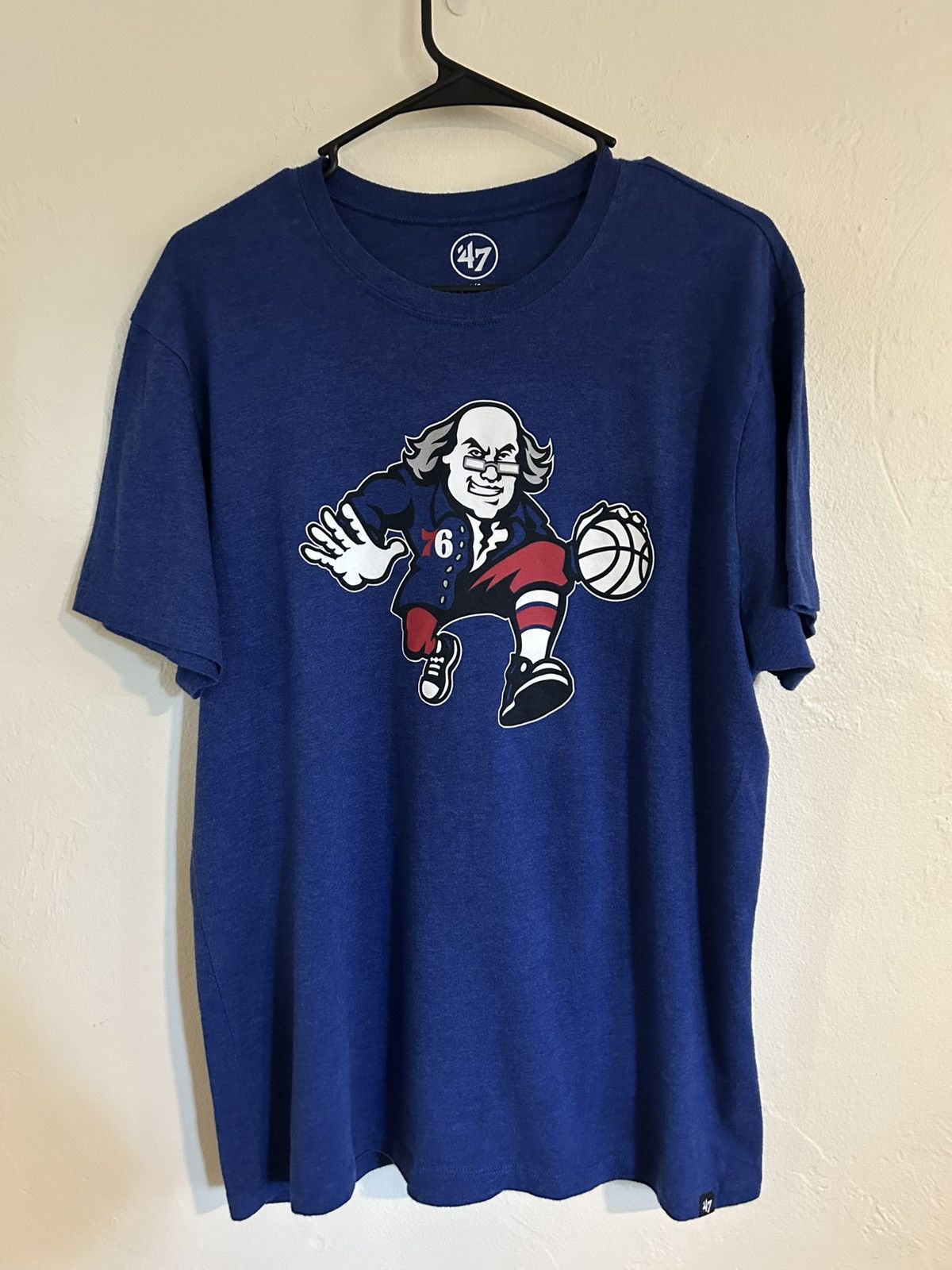 47 Brand 47’ 76ers Benjamin Franklin t-shirt. Size US L / EU 52-54 / 3 - 1 Thumbnail