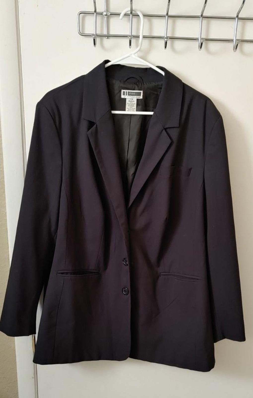 Other Chic JL Studio Exclusively For Jessica London Black Blazer Size XXL / US 16-18 / IT 52-54 - 8 Thumbnail