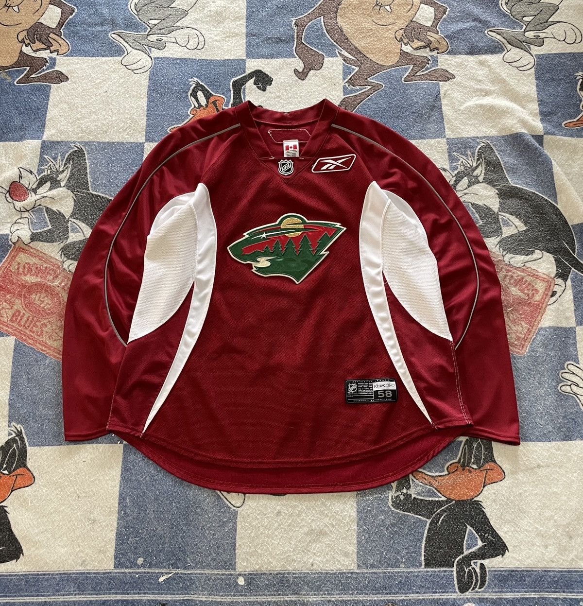 NHL Vintage Minnesota Wild jersey Size US XXL / EU 58 / 5 - 1 Thumbnail