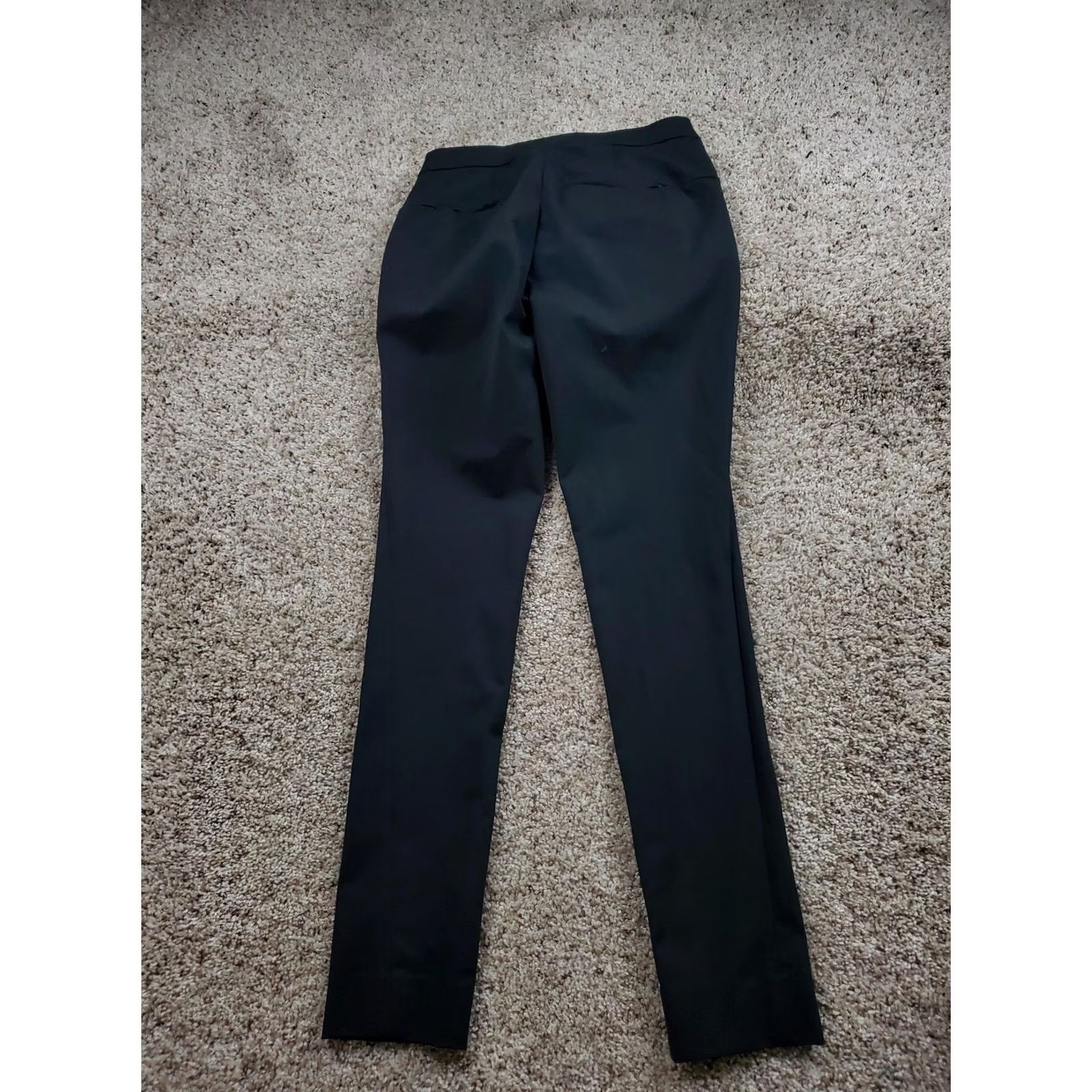 Vintage Ministry of Supply Pants Womens 00 Black Slim Fit Stretch Dress Office Side Zip Ankle Pocket Mid Rise 27.5in Chino Workwear Mens Womens? Size 24" / US 00 / IT 34 - 4 Thumbnail