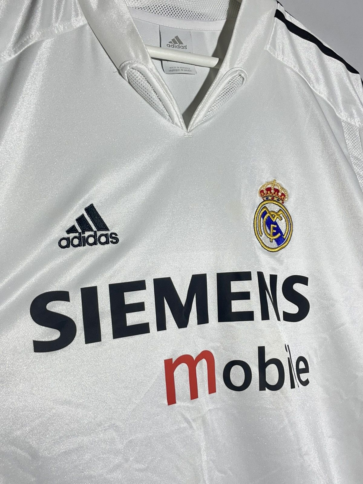 Adidas × Vintage Real Madrid Adidas Vintage 2004/05 Home Y2k Football Shirt Size US L / EU 52-54 / 3 - 3 Thumbnail