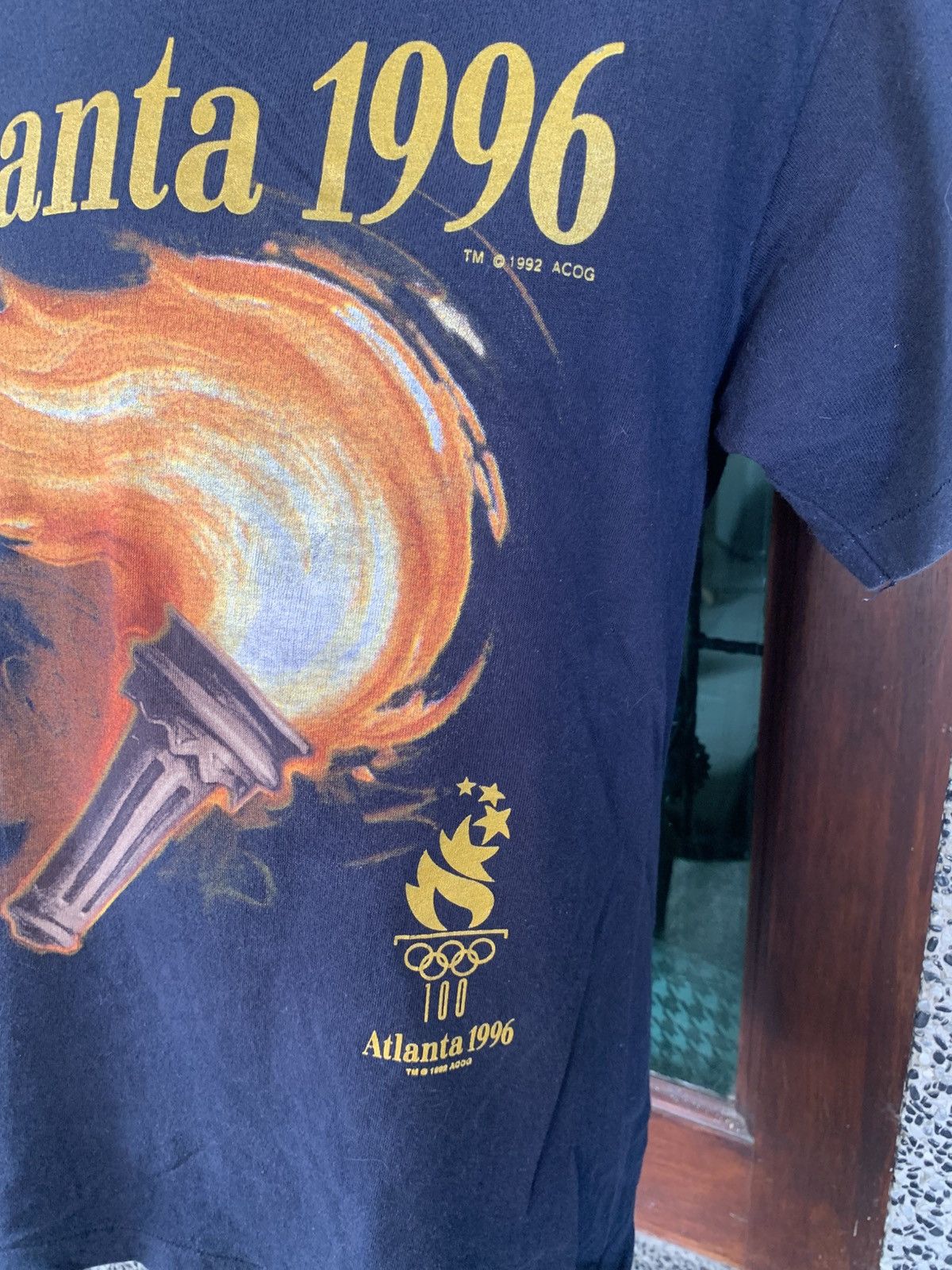 Champion × USA Olympics × Vintage Vintage 90s Champion Atlanta Olympics 1996 T shirt Size US M / EU 48-50 / 2 - 3 Thumbnail