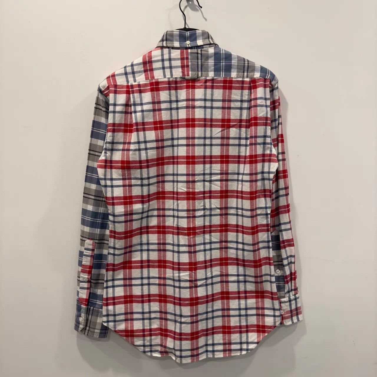 Thom Browne Thom Browne Plaid Spliced Shirt K28 Size US M / EU 48-50 / 2 - 2 Thumbnail