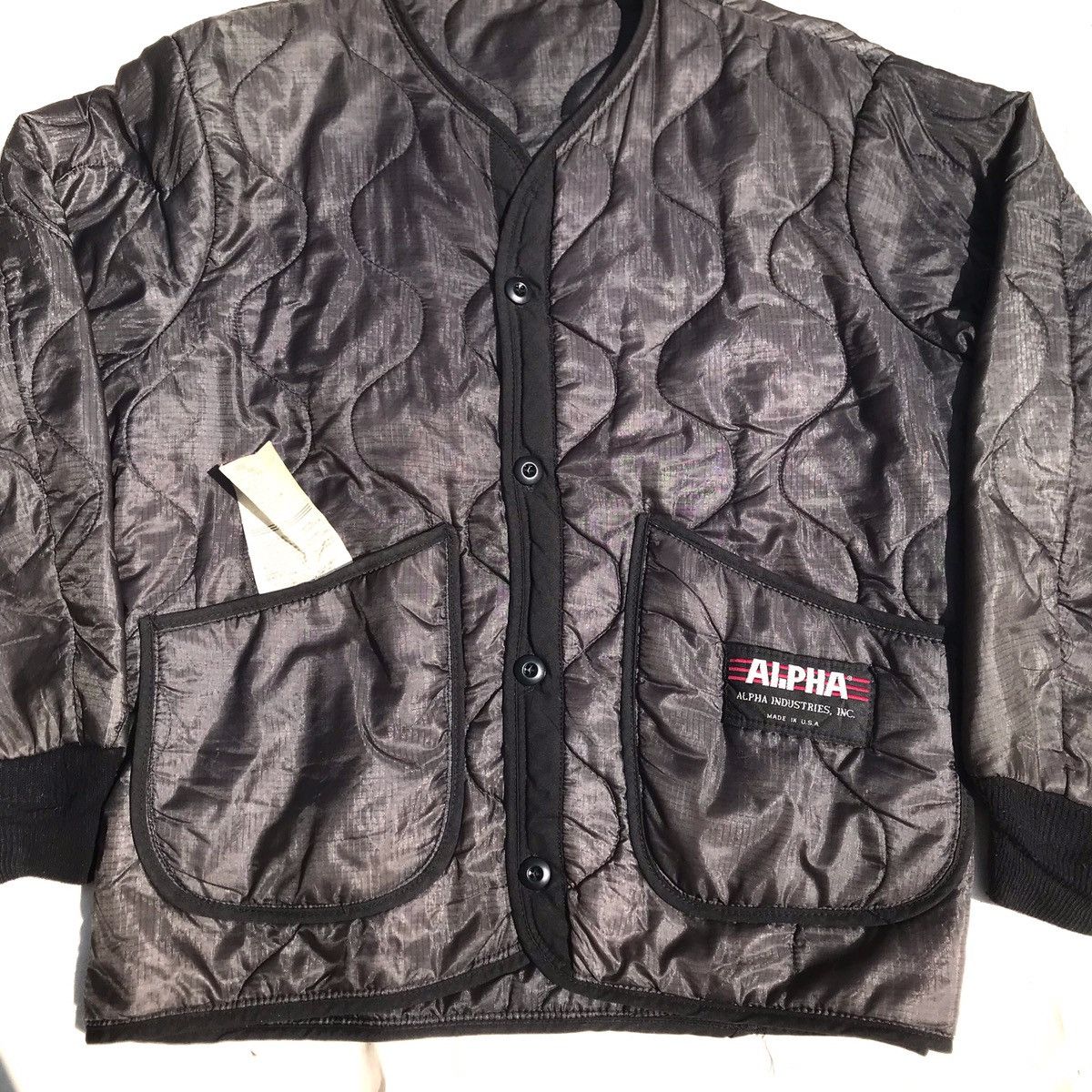 Alpha Industries vintage Alpha Industries Bomber 2way Liner alpha liner syste Size US XL / EU 56 / 4 - 2 Thumbnail