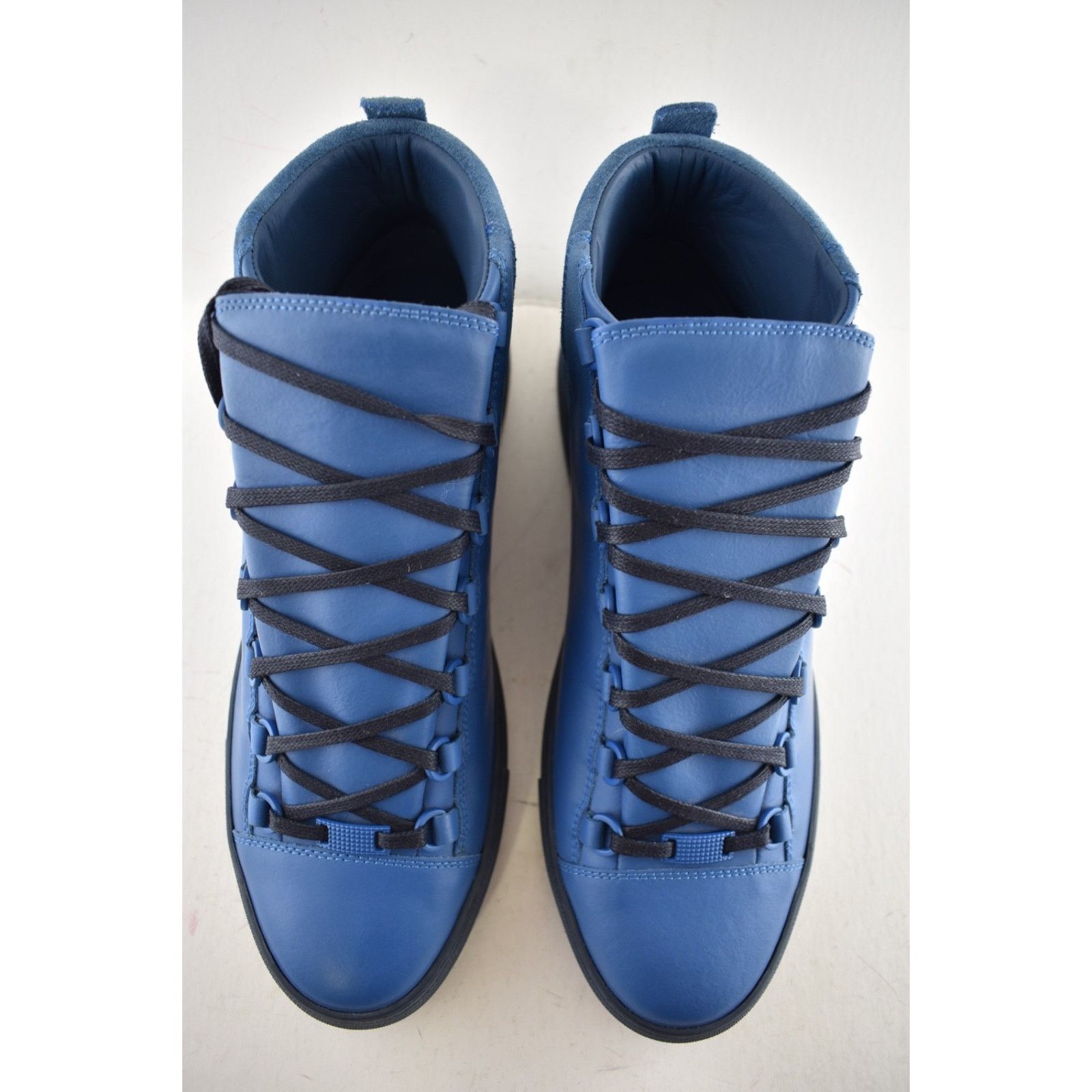 Balenciaga Balenciaga Mens Arena Blue Suede High Top Sneaker 43 10 Size US 10 / EU 43 - 7 Thumbnail