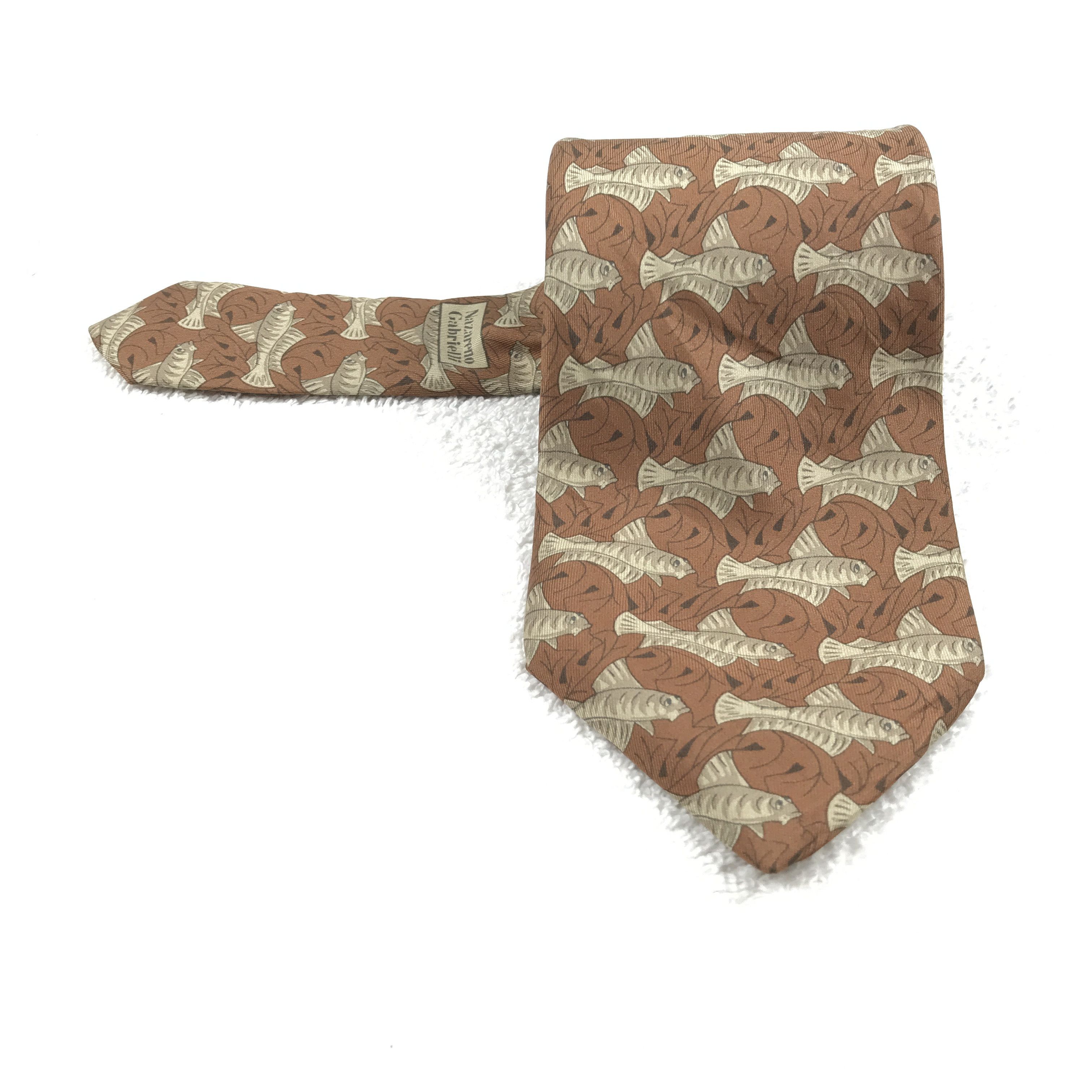 Nazareno Gabrielli × Vintage Vintage Nazareno Gabrielli Silk Necktie Size ONE SIZE - 1 Thumbnail