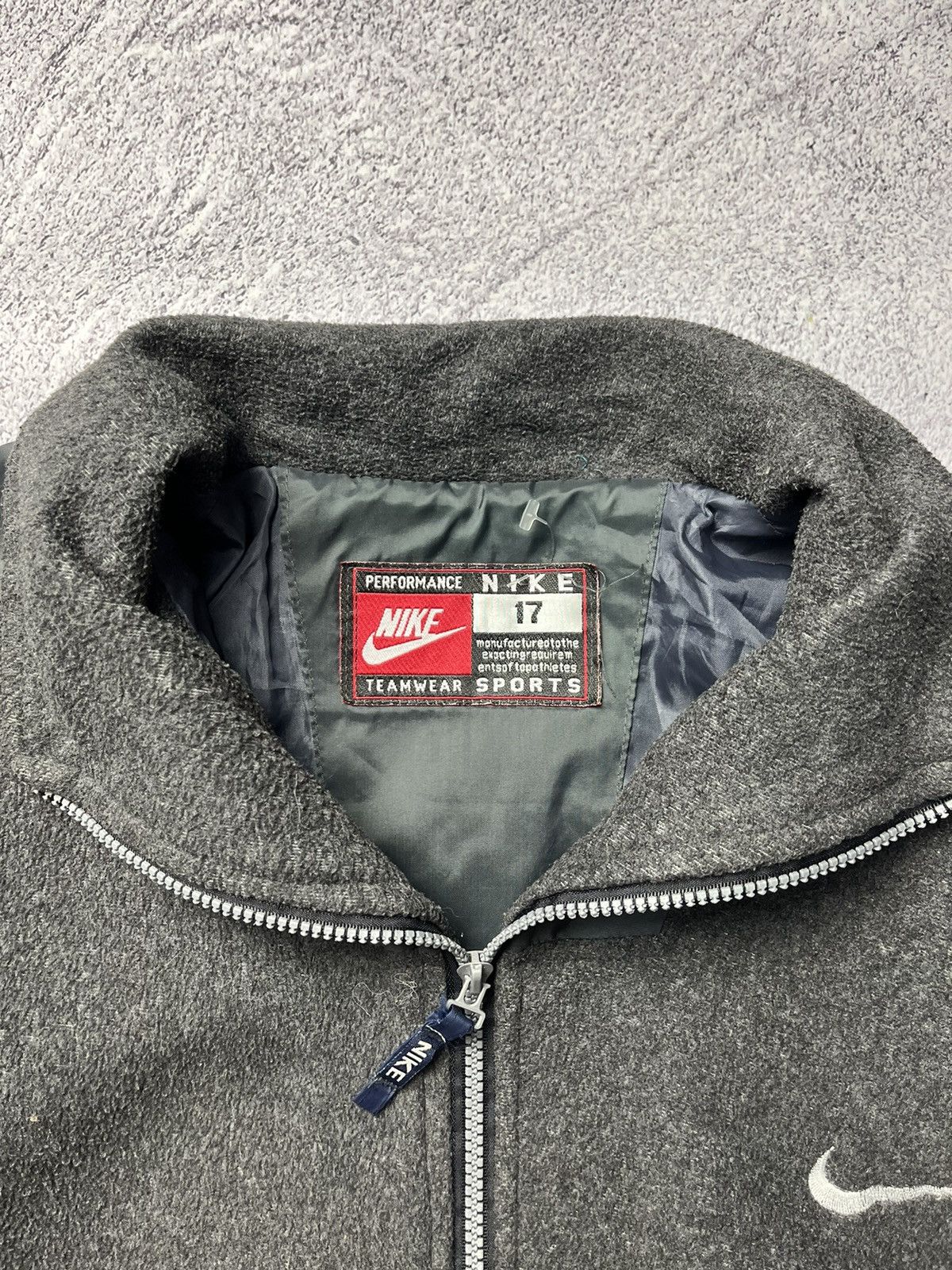 Nike Vintage Nike Zoom Fleece Jacket Baggy styles 90's Y2K Size US XXL / EU 58 / 5 - 13 Thumbnail