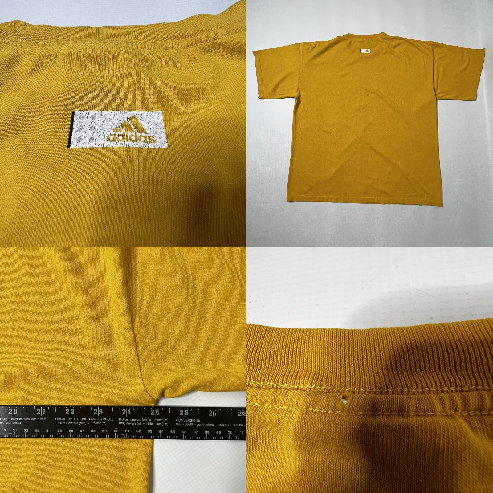 Adidas Adidas PUREGAME Series T-shirt Men XL Yellow Regular Fit Logo Short Sleeve Crew Neck Size US XL / EU 56 / 4 - 8 Thumbnail