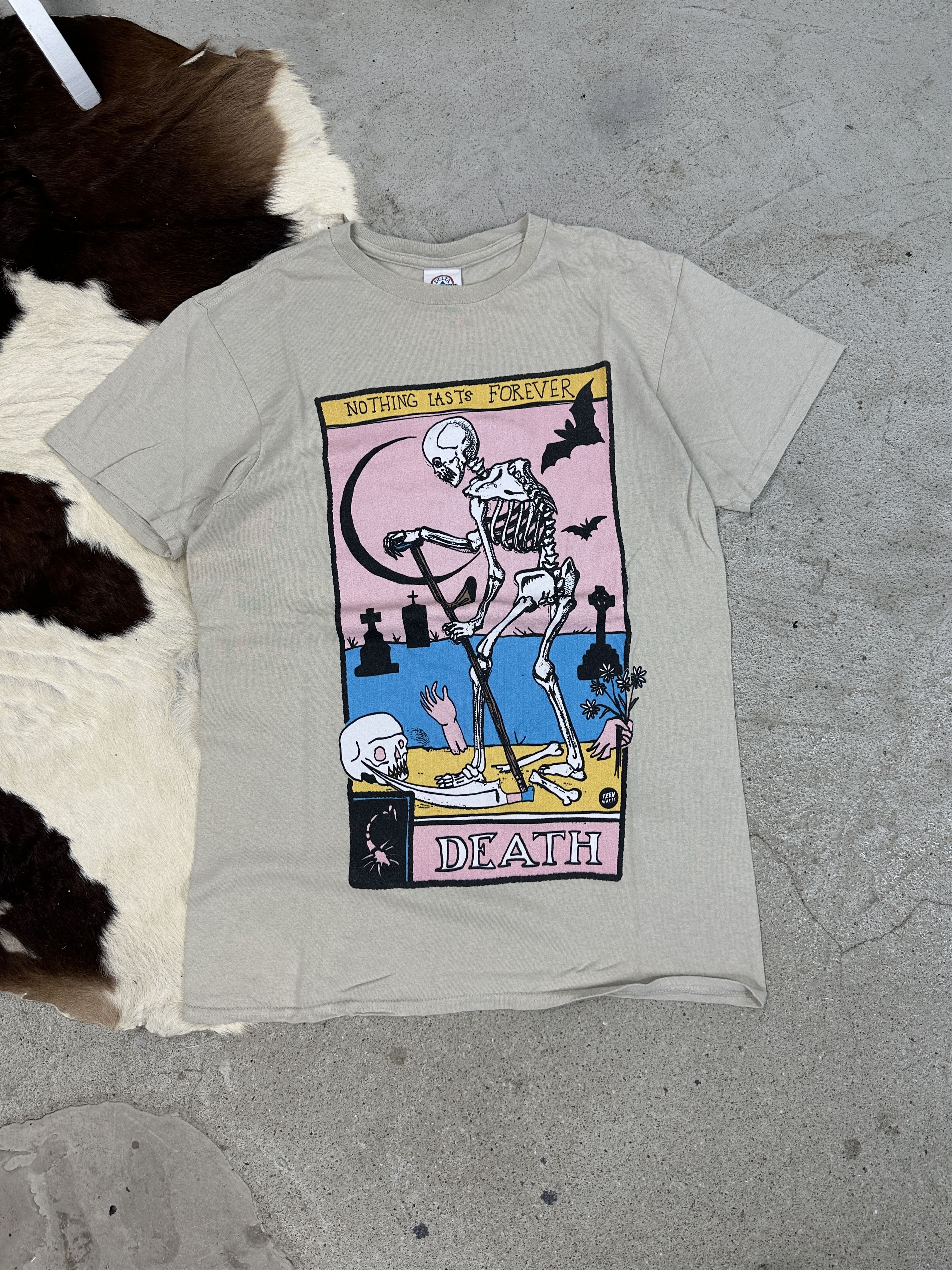 Vintage Vintage Streetwear Y2K Death Card T-shirt 00s Size US S / EU 44-46 / 1 - 1 Thumbnail