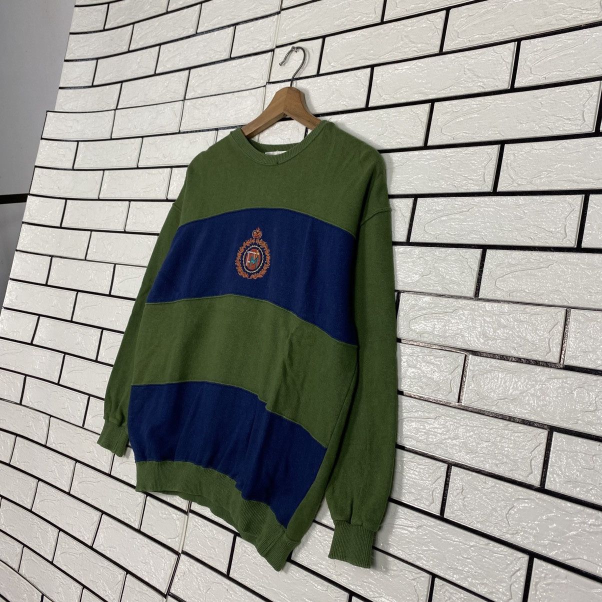 Japanese Brand 📌Vintage Sweatshirt Ferra Rosa Striped Issey Miyake Size US M / EU 48-50 / 2 - 3 Thumbnail