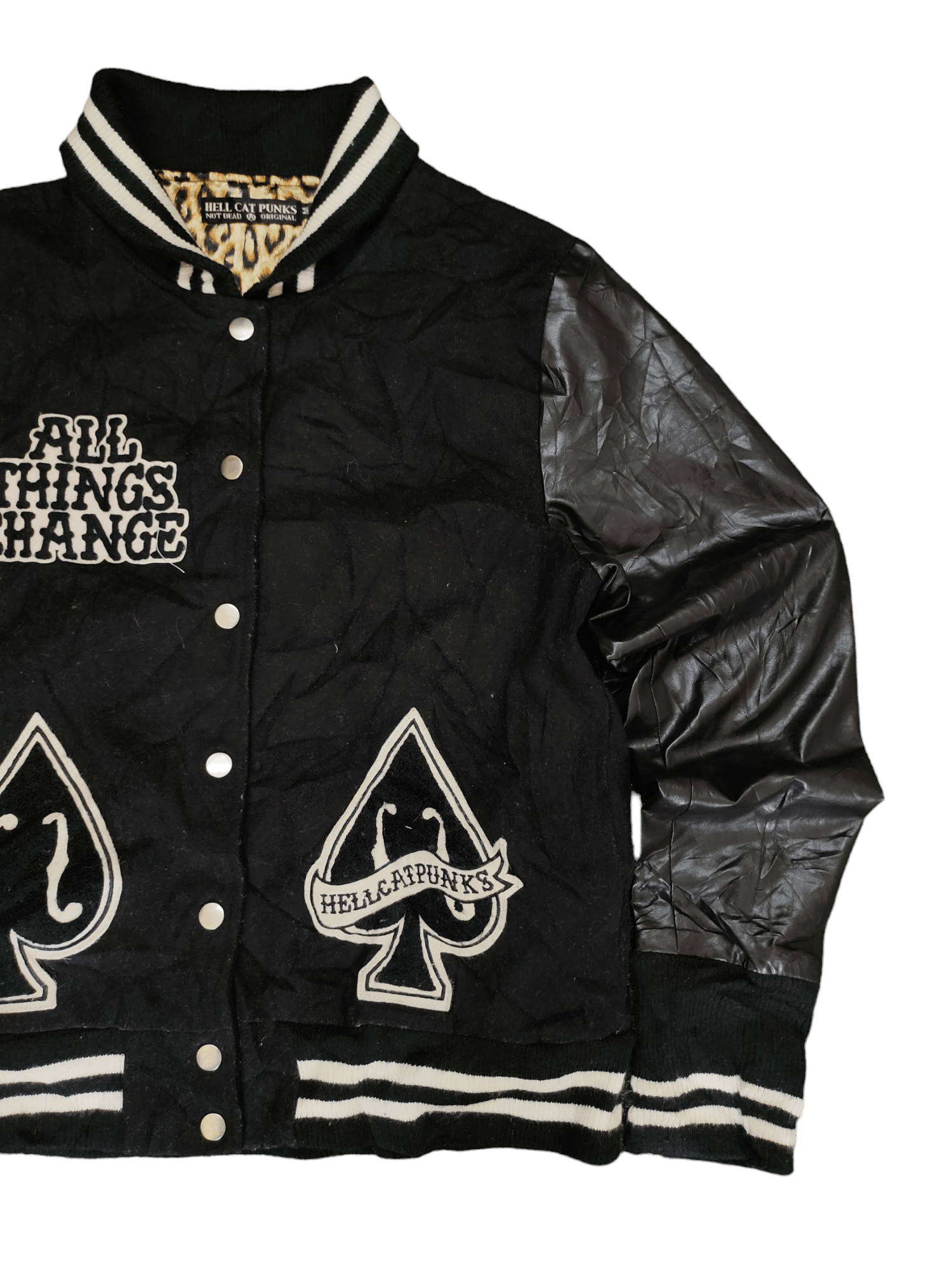 Seditionaries Hell Cat Punk Leopard Cross Studded Seditionaries Jacket Size US M / EU 48-50 / 2 - 7 Thumbnail