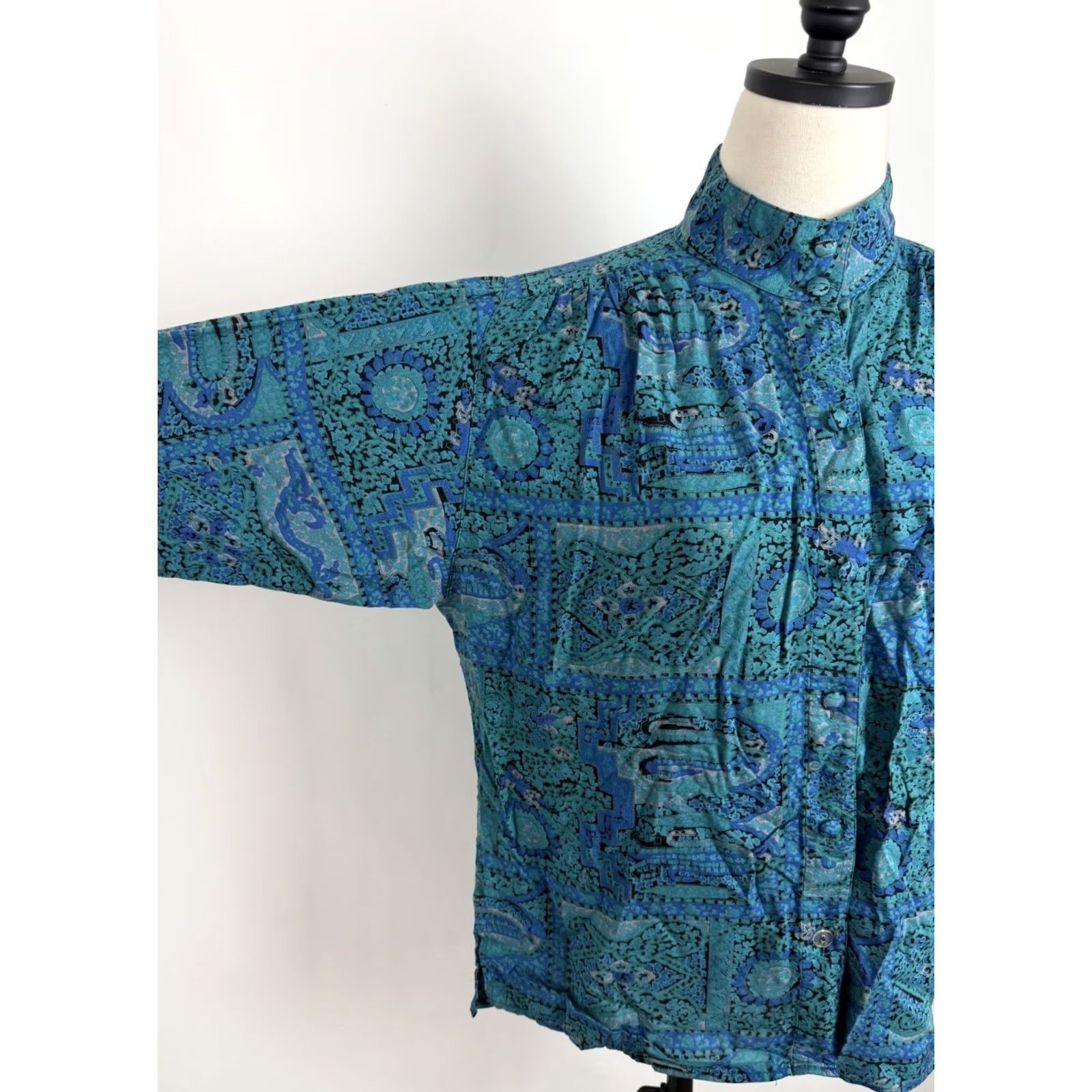 Vintage VINTAGE Carole Little Blouse Womens XS? No Size? - This is unclear; cannot add. Size M / US 6-8 / IT 42-44 - 6 Thumbnail