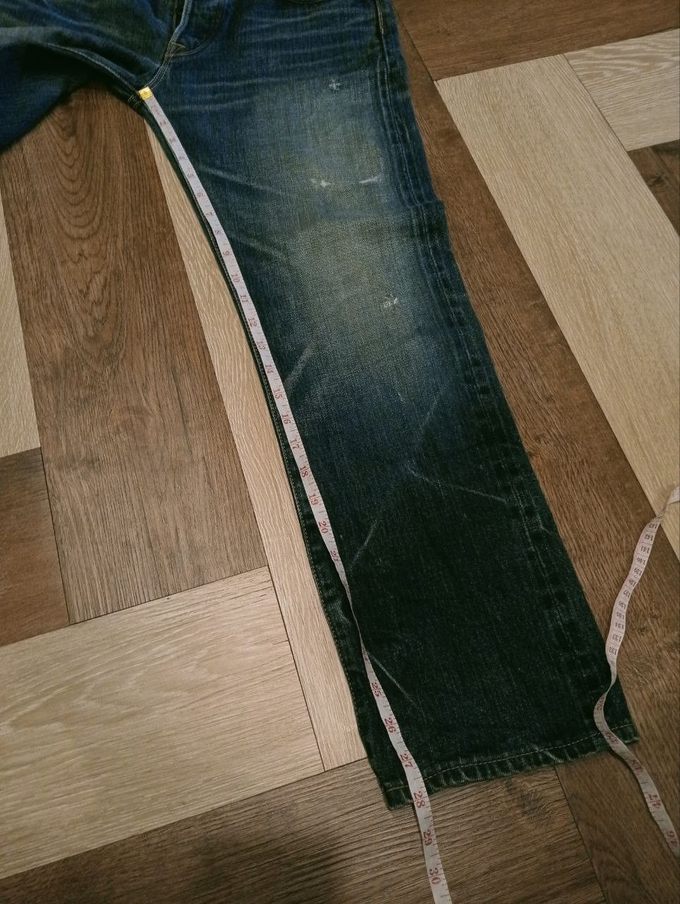 KURO JAPANESE KURO DIAMANTE SELVEDGE CROPPED JEANS Size US 33 - 15 Thumbnail