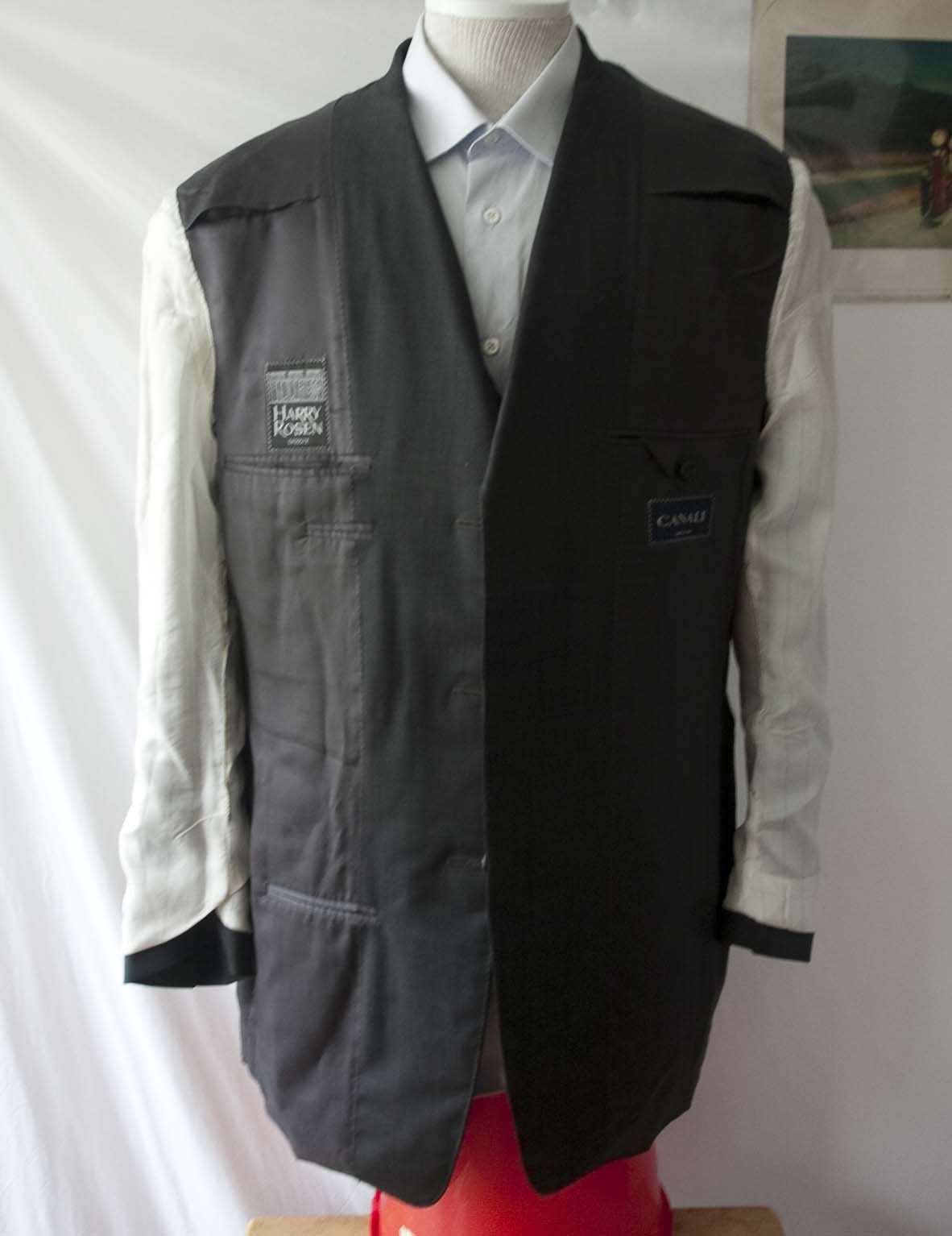 Canali Canali Jacket Wool Made in Italy Size 54L/42US Gray Size 42R - 8 Thumbnail