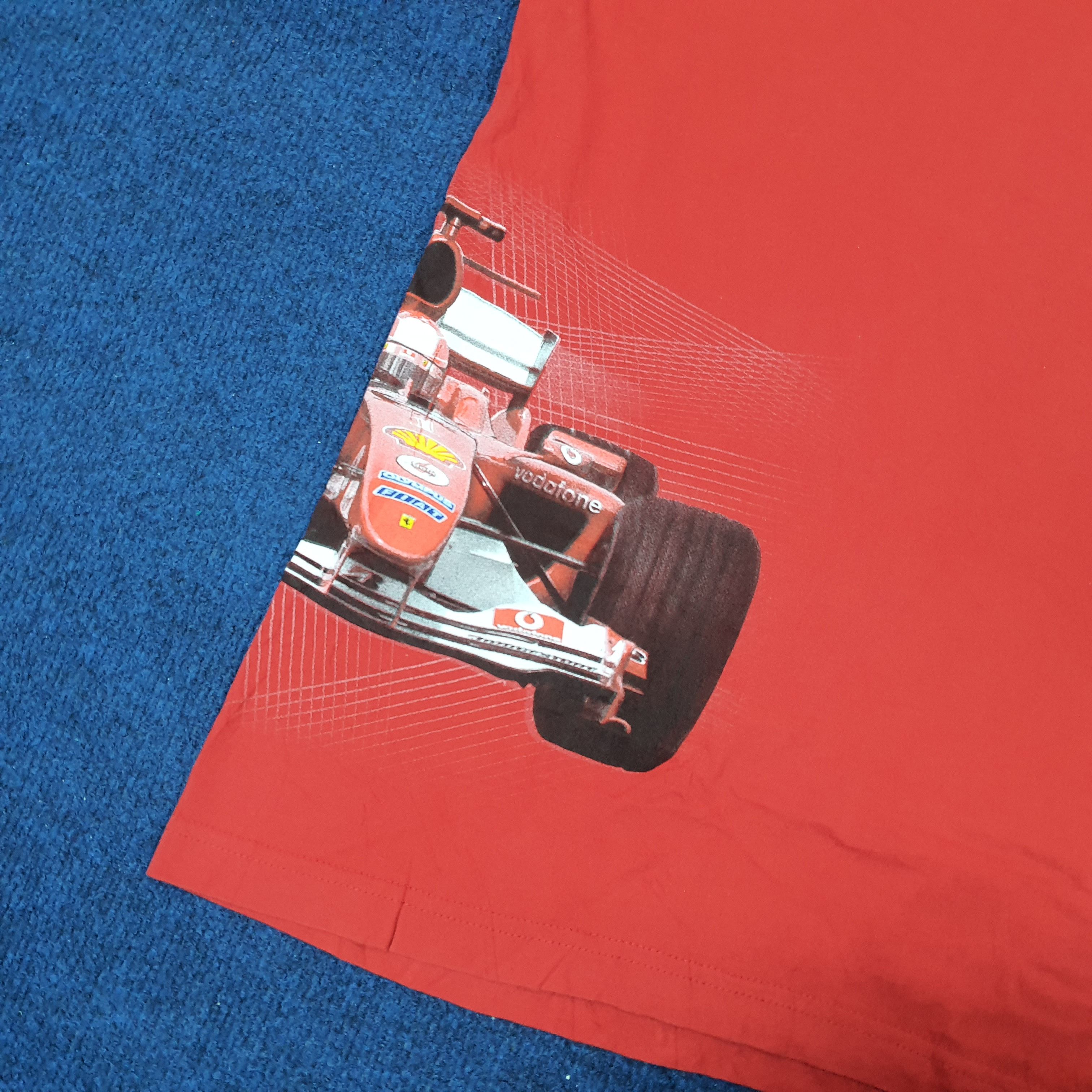 Ferrari Vintage Ferrari Formula1 F1 Racing Tshirt C223N73 Size US XL / EU 56 / 4 - 3 Thumbnail