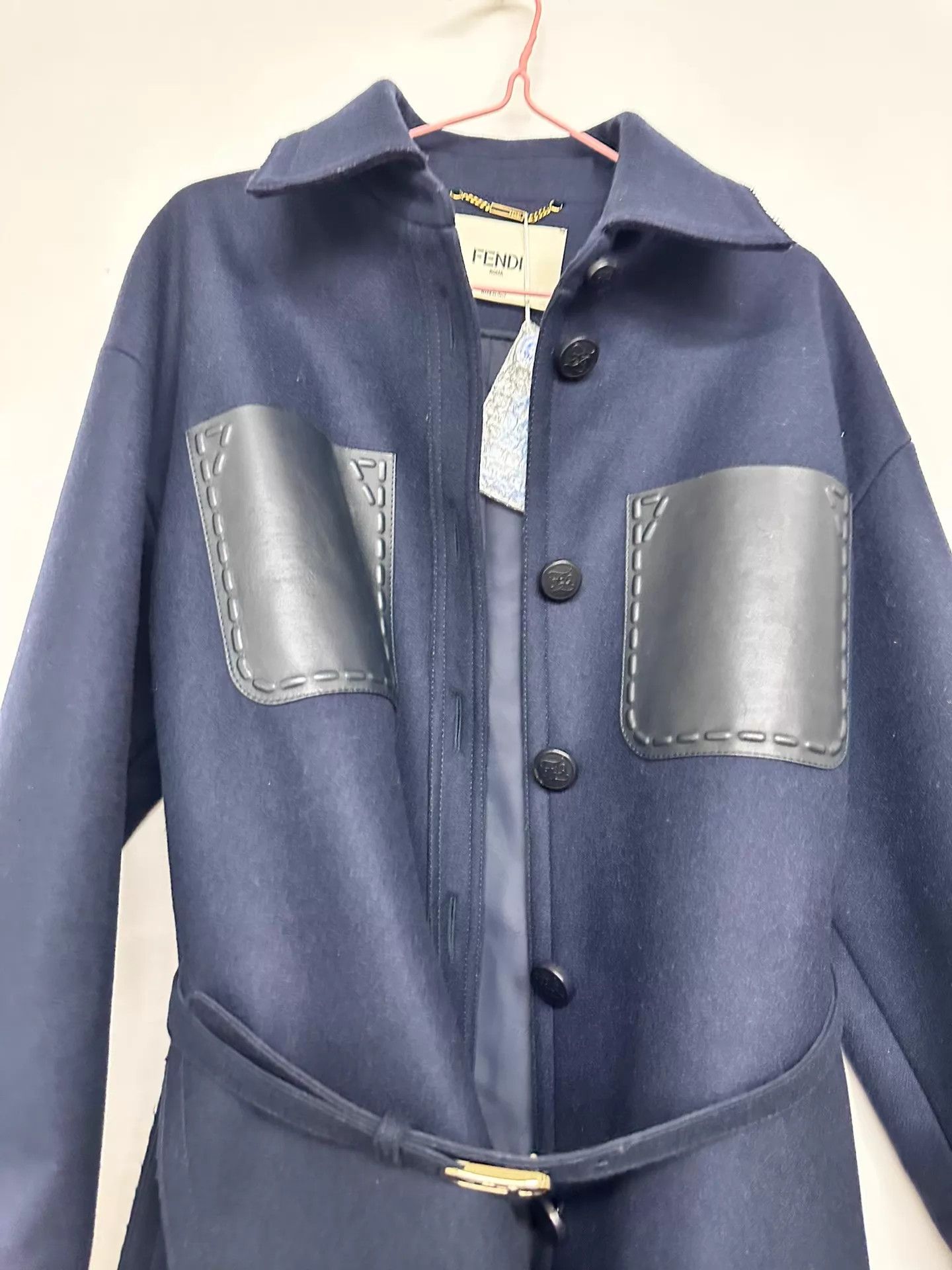 Fendi Fendi Overcoat 40 Shoulder 55 Bust 110 Size S / US 4 / IT 40 - 7 Thumbnail