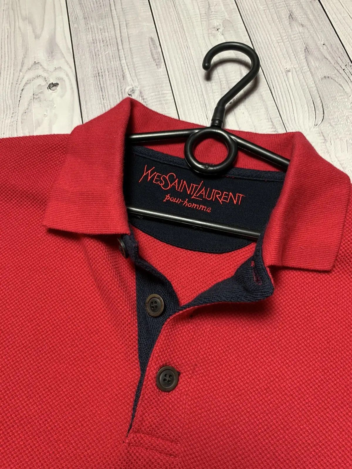 Vintage Vintage Yves Saint Laurent sweatshirt rugby polo golf rare Size US L / EU 52-54 / 3 - 4 Thumbnail