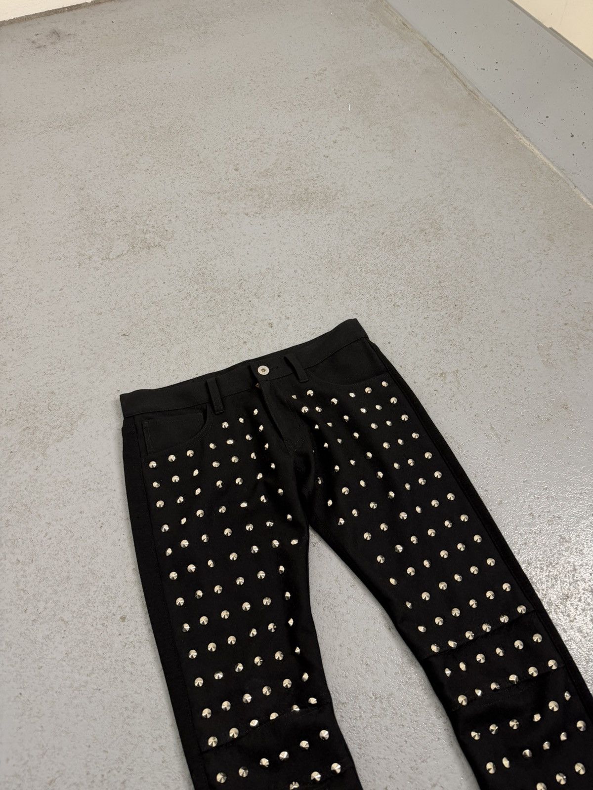 Junya Watanabe Junya Watanabe Studded Crop Ponte Pants Size 28" / US 6 / IT 42 - 3 Thumbnail