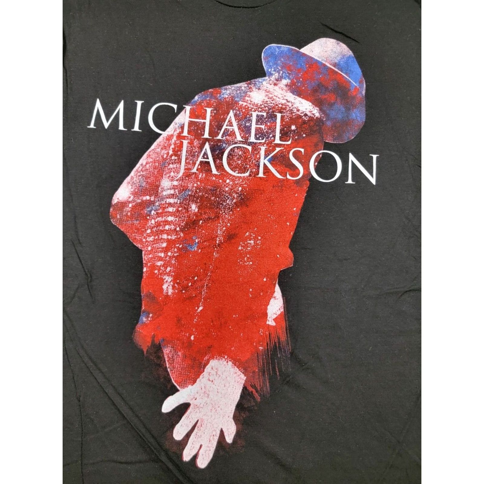 Tultex Michael Jackson Shirt Adult Large Black Logo Tee 2009 Tultex Graphic Print Crew Neck Short Sleeve Men Rock Music Size US L / EU 52-54 / 3 - 2 Thumbnail