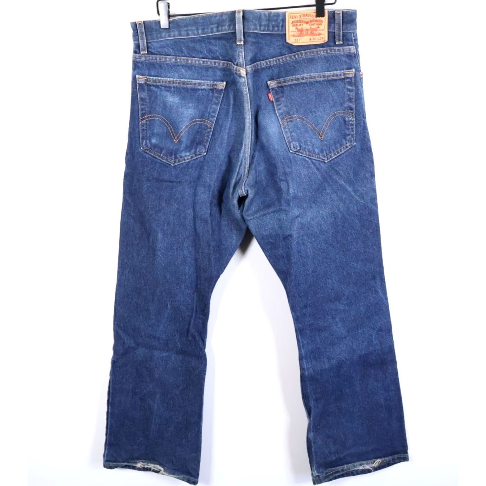 Levi's VINTAGE Levi's 517 Jeans Men's 36 x 29 Blue Denim Bootcut VTG Size US 36 / EU 52 - 2 Thumbnail
