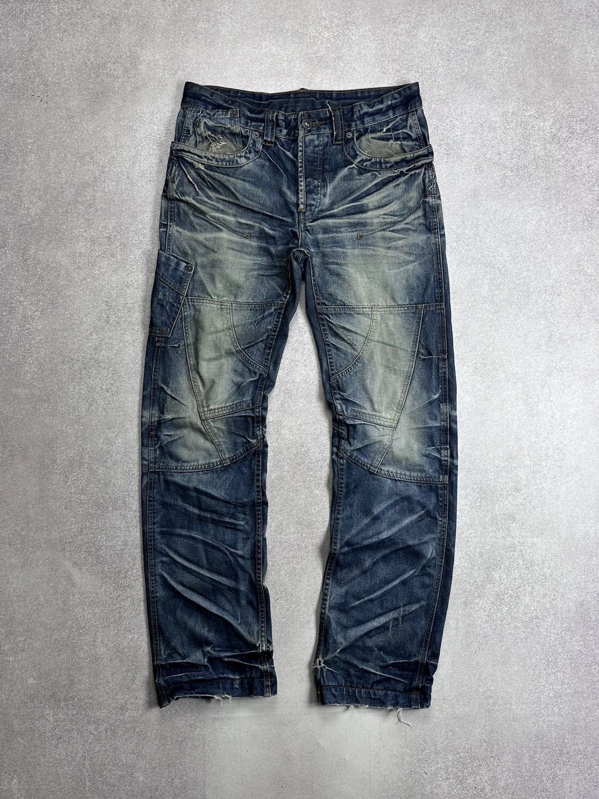 Vintage Vintage Hedi Slimane Style Grunge Y2K Baggy Jeans 34 Size US 34 / EU 50 - 1 Thumbnail