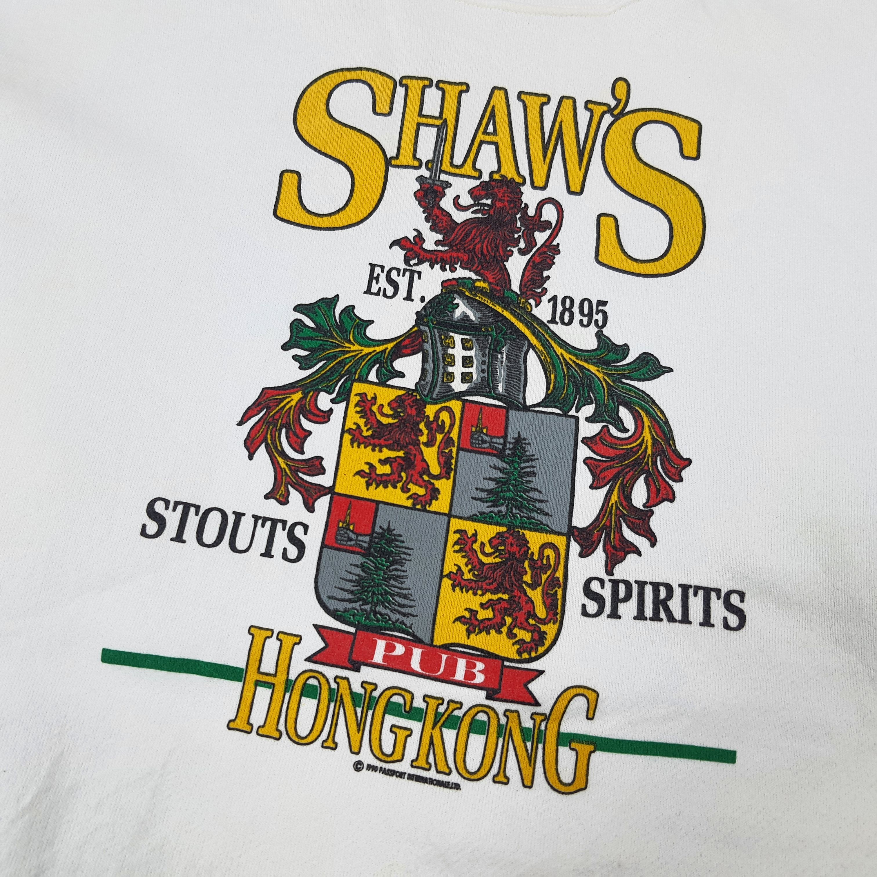 Vintage Vintage Shaw's Hong Kong Pub Sweatshirt C269N21 Size US L / EU 52-54 / 3 - 2 Thumbnail