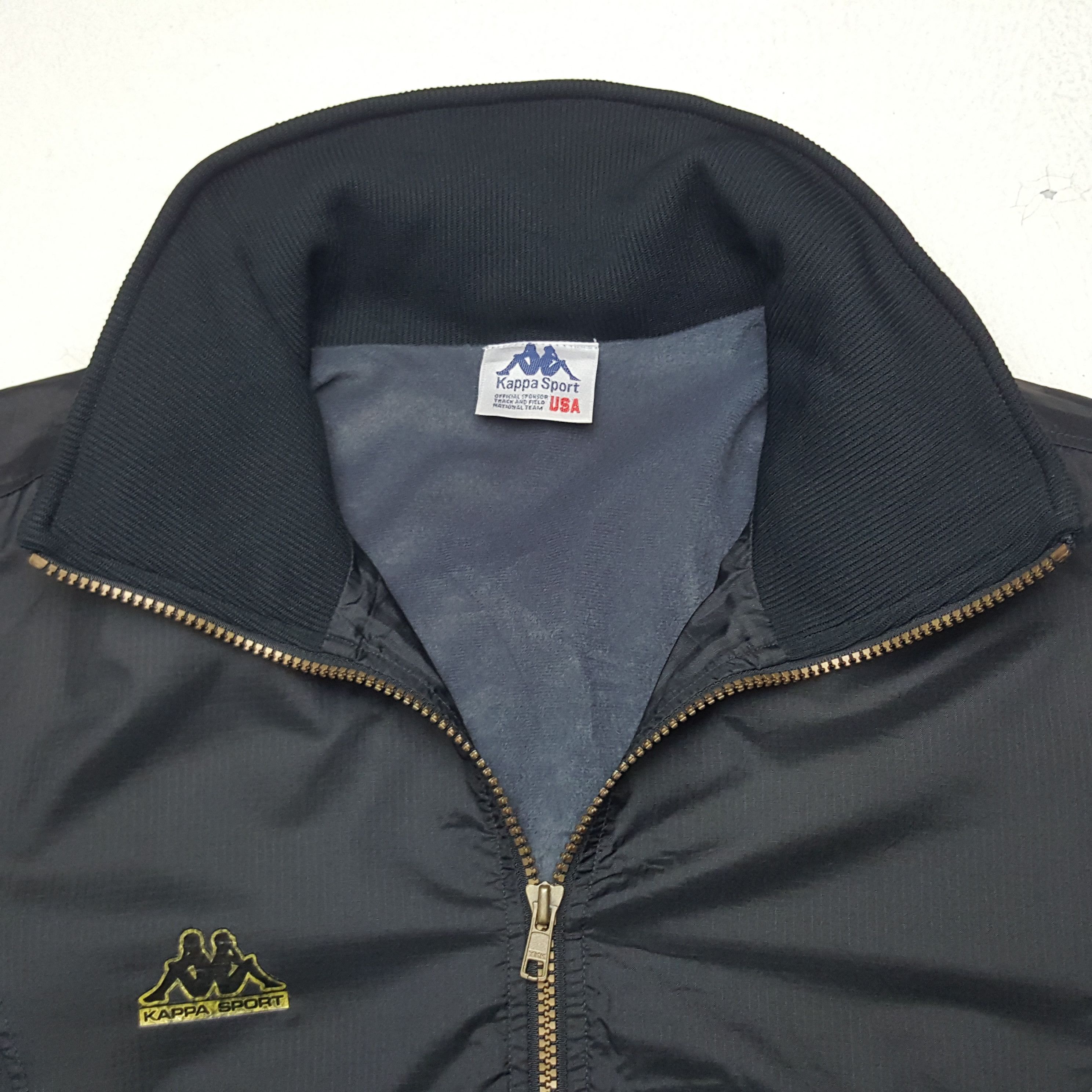 Kappa × Vintage Vintage Kappa Sport Zipper Windbreaker Jacket Size US L / EU 52-54 / 3 - 4 Thumbnail