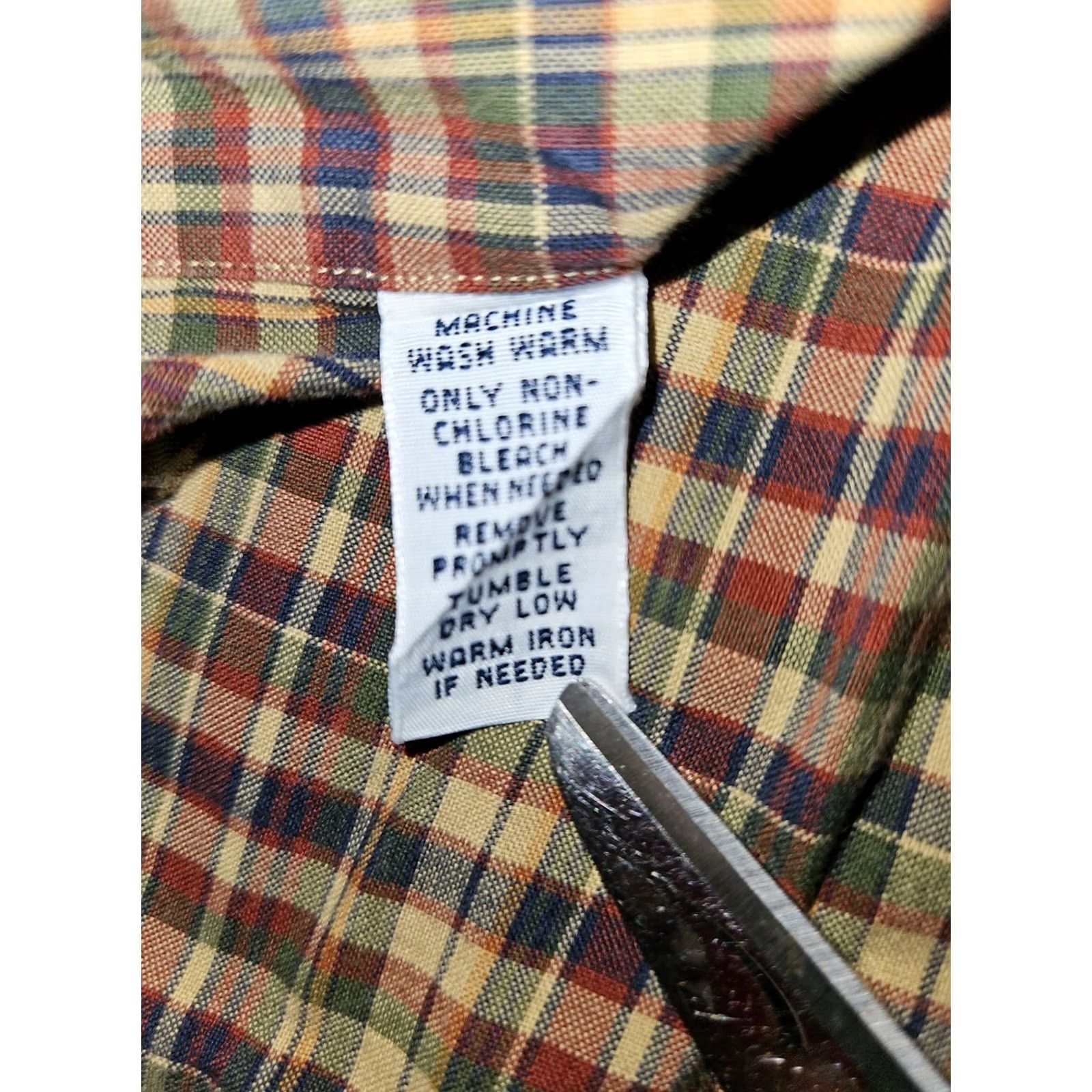 Ralph Lauren VINTAGE Ralph Lauren Button-Down Men's L Classic Plaid Green Embroidered Preppy Workwear Shirt Size US L / EU 52-54 / 3 - 7 Thumbnail