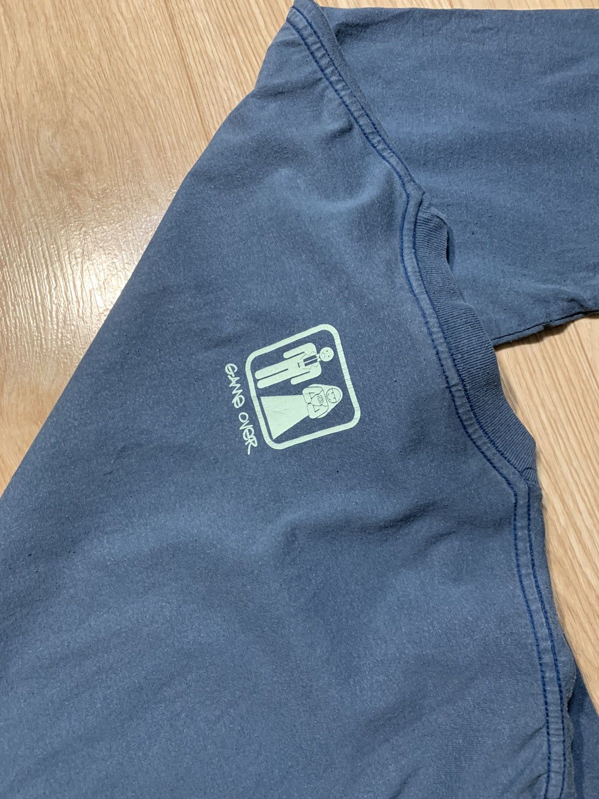 Vintage Vintage Y2K ADULT " Game Over Wife " Humor Tee Size US L / EU 52-54 / 3 - 8 Thumbnail