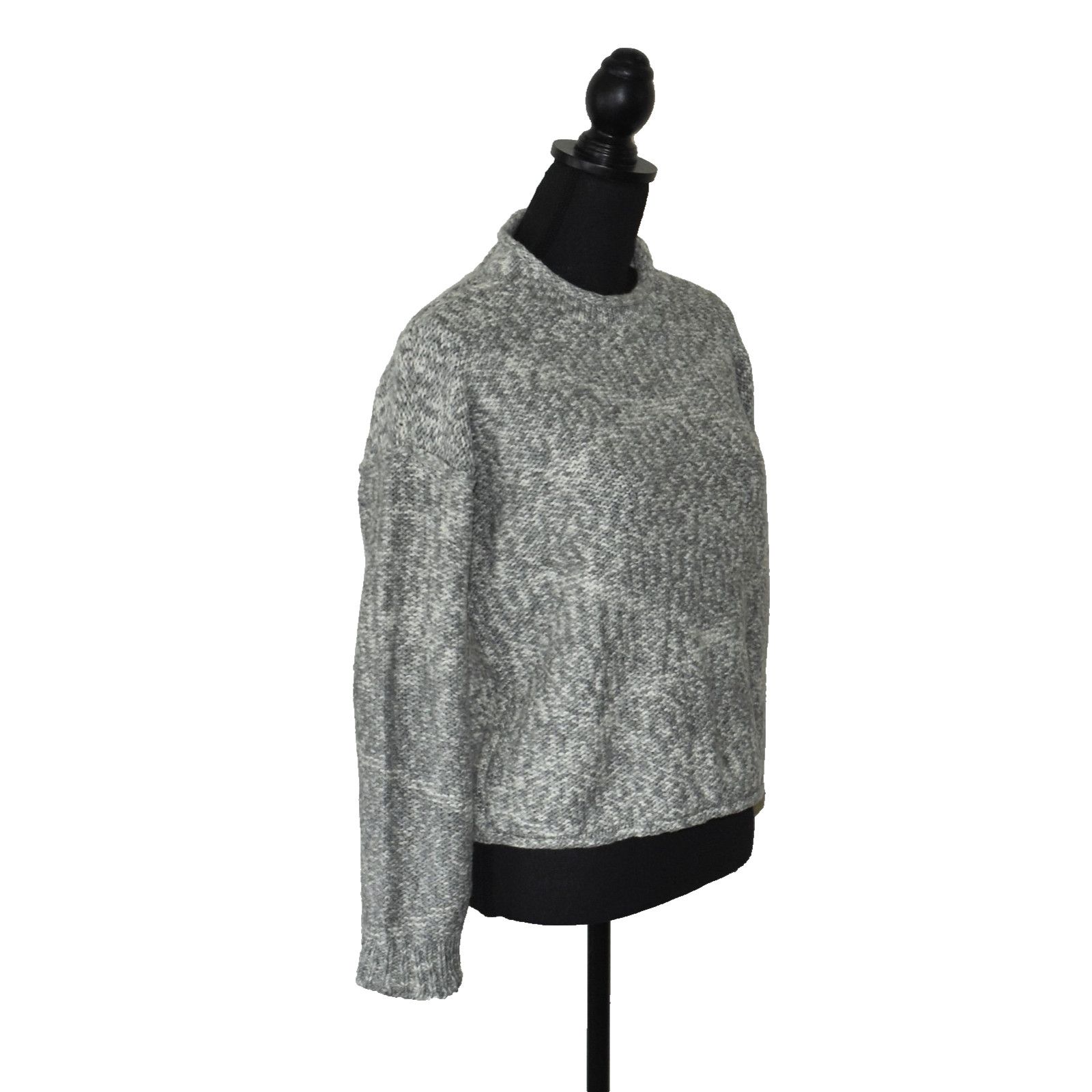 Eileen Fisher NEW EILEEN FISHER Marble Chunky Mock Pullover Sweater Sz XXS Size XXS / US 00 / IT 34 - 2 Thumbnail